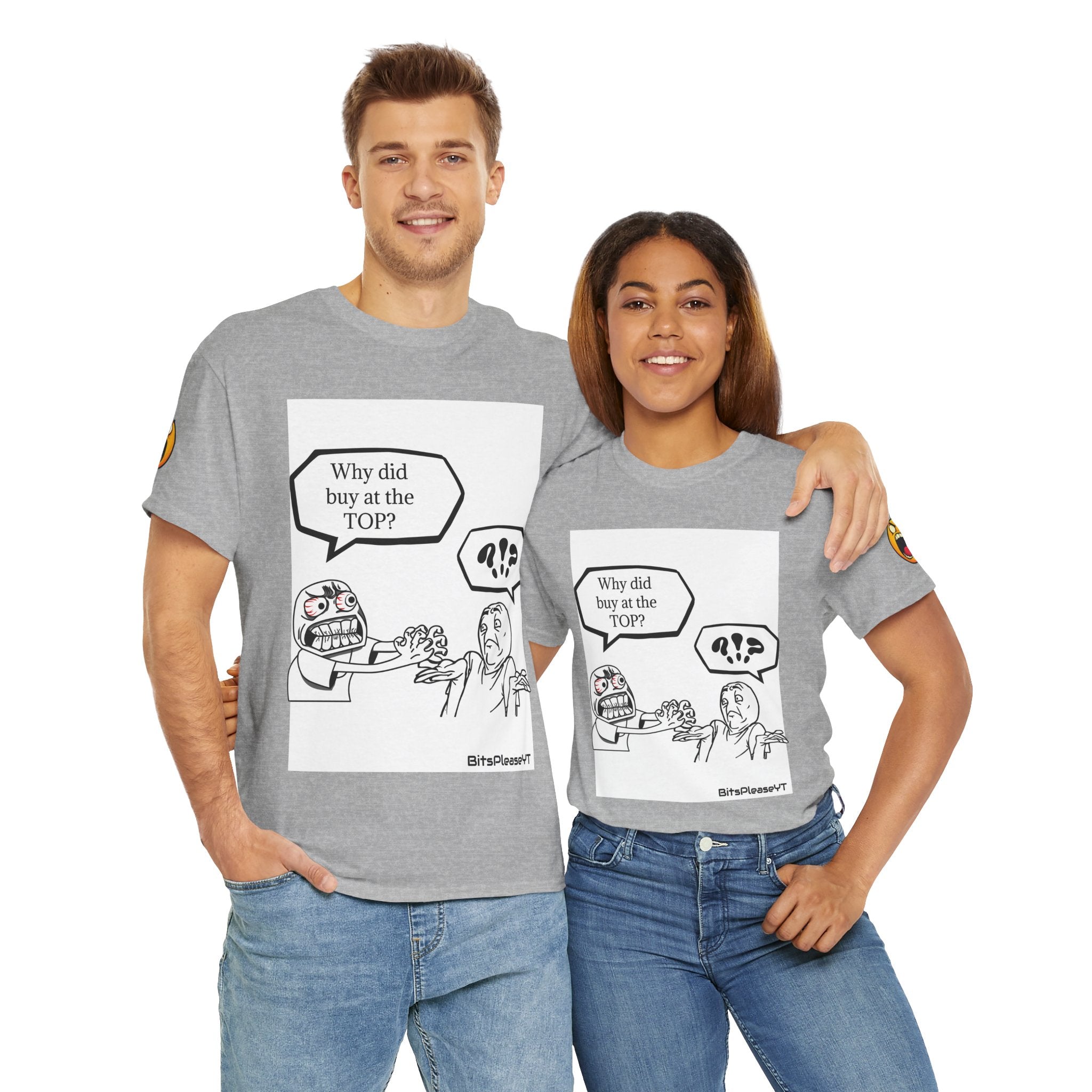 Meme T-Shirt Collection Created by Bits Please, Heavy Cotton Tee, Unisex