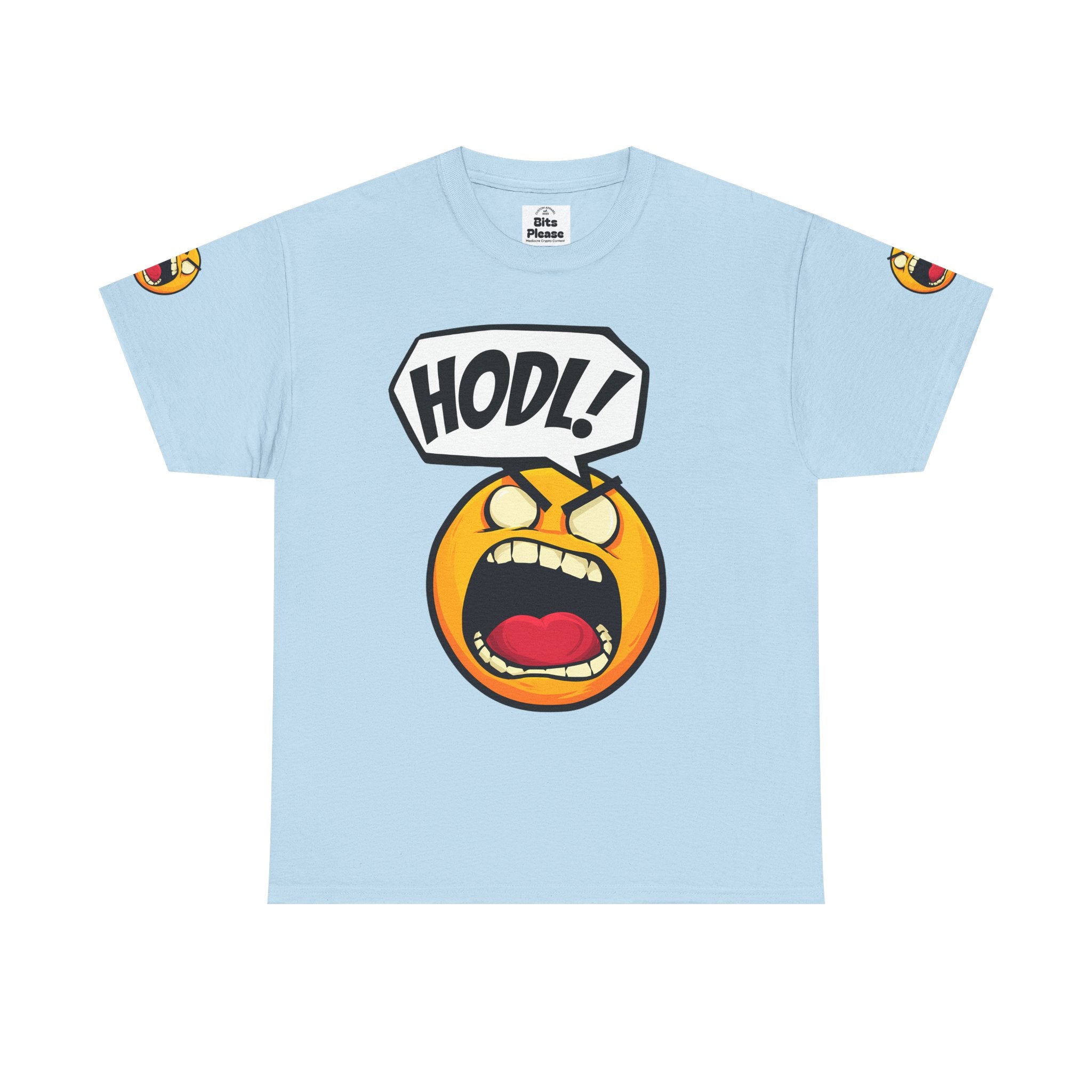 Bits Please HODL Collection, Heavy Cotton Tee, Unisex