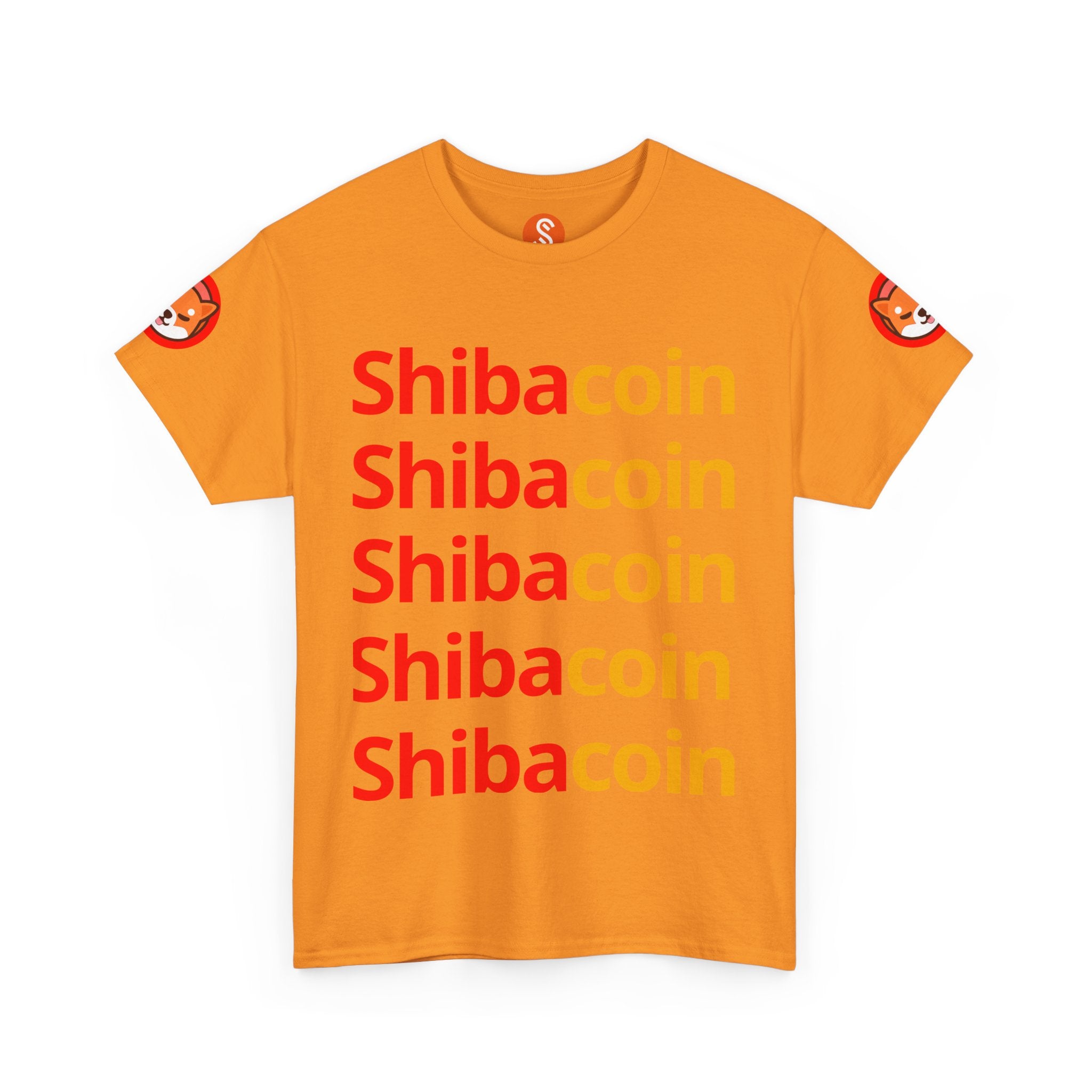 Official SHIC Unisex Heavy Cotton Tee | Crypto Fan Shirt, Doge Coin Tee, Casual Wear, Gift for Crypto Enthusiasts, Unique T-Shirt