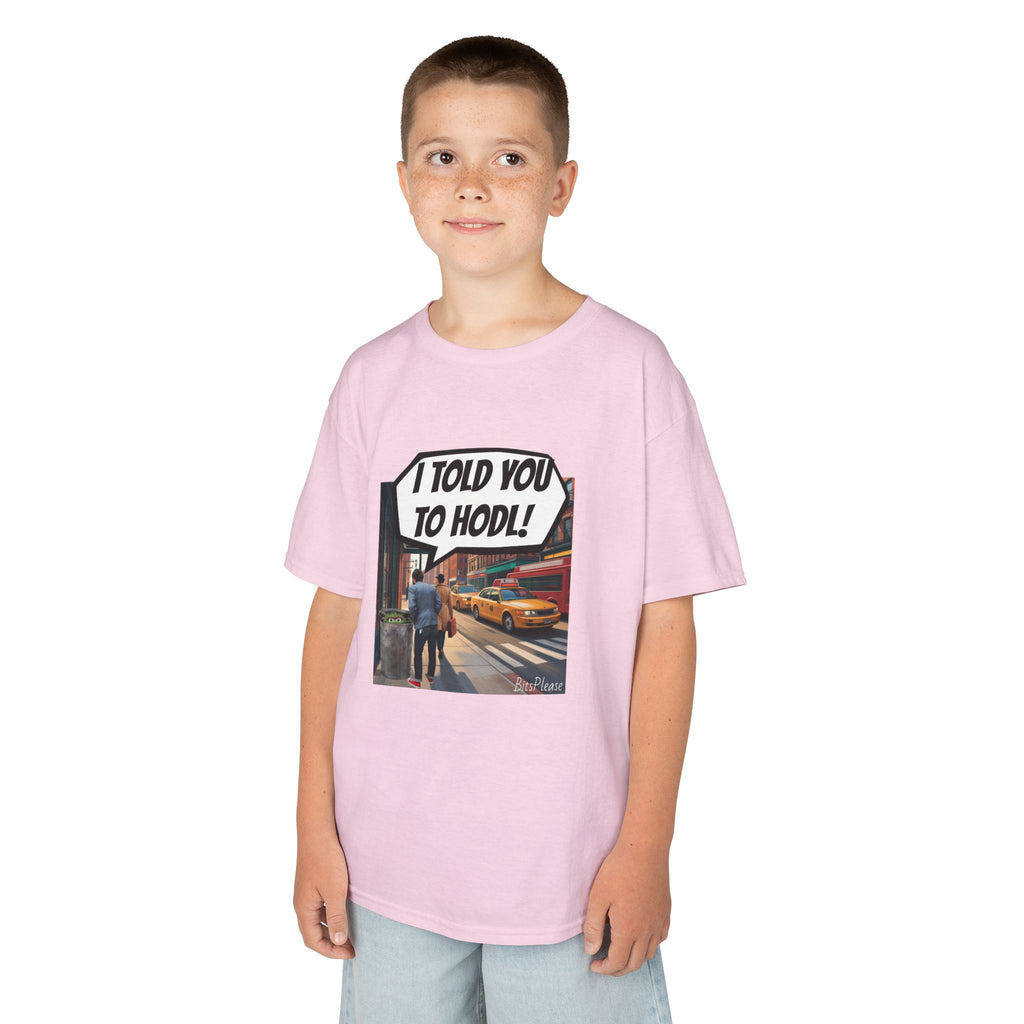 Bits Please Tee, Quirky T-Shirt for Crypto Children