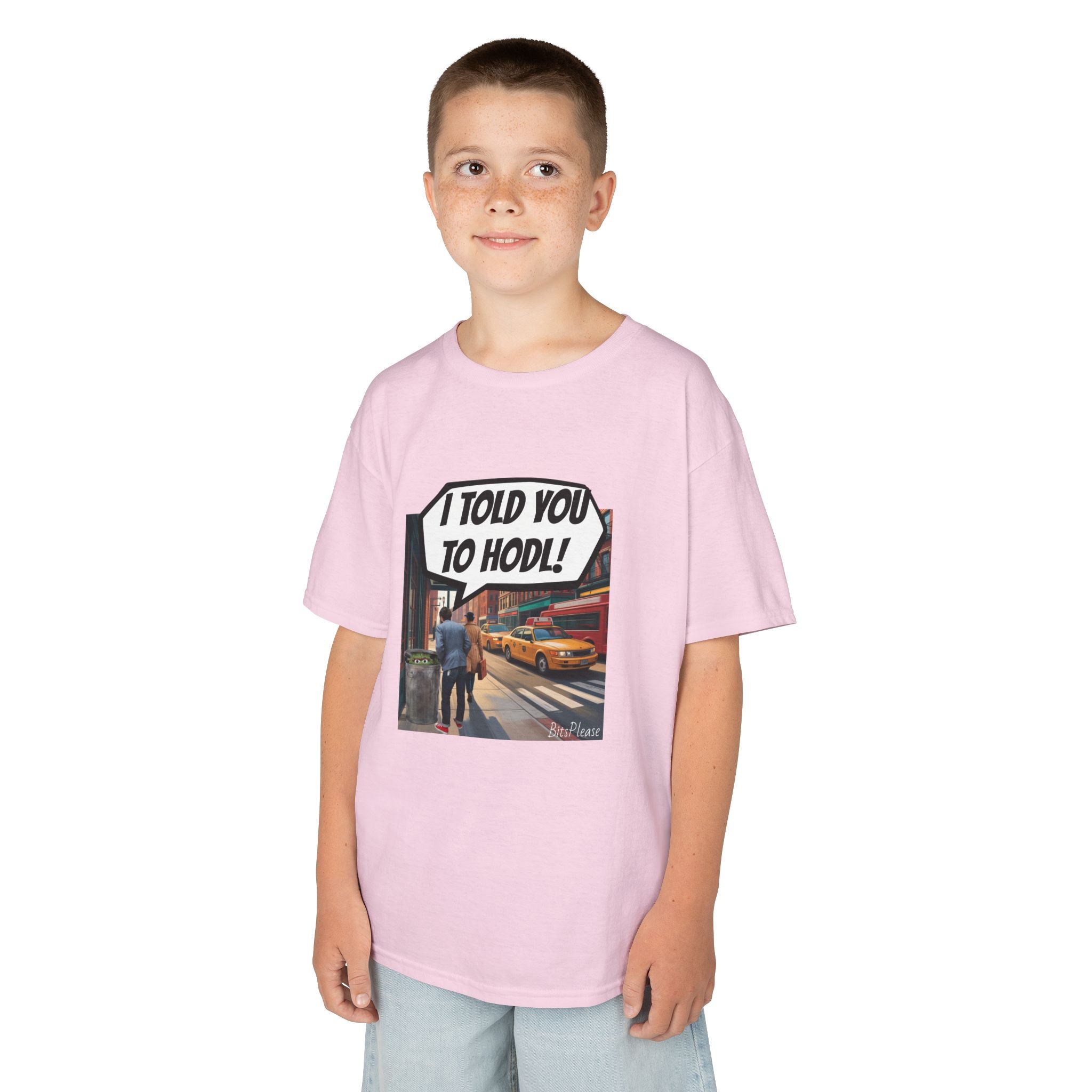 Bits Please Tee, Quirky T-Shirt for Crypto Children