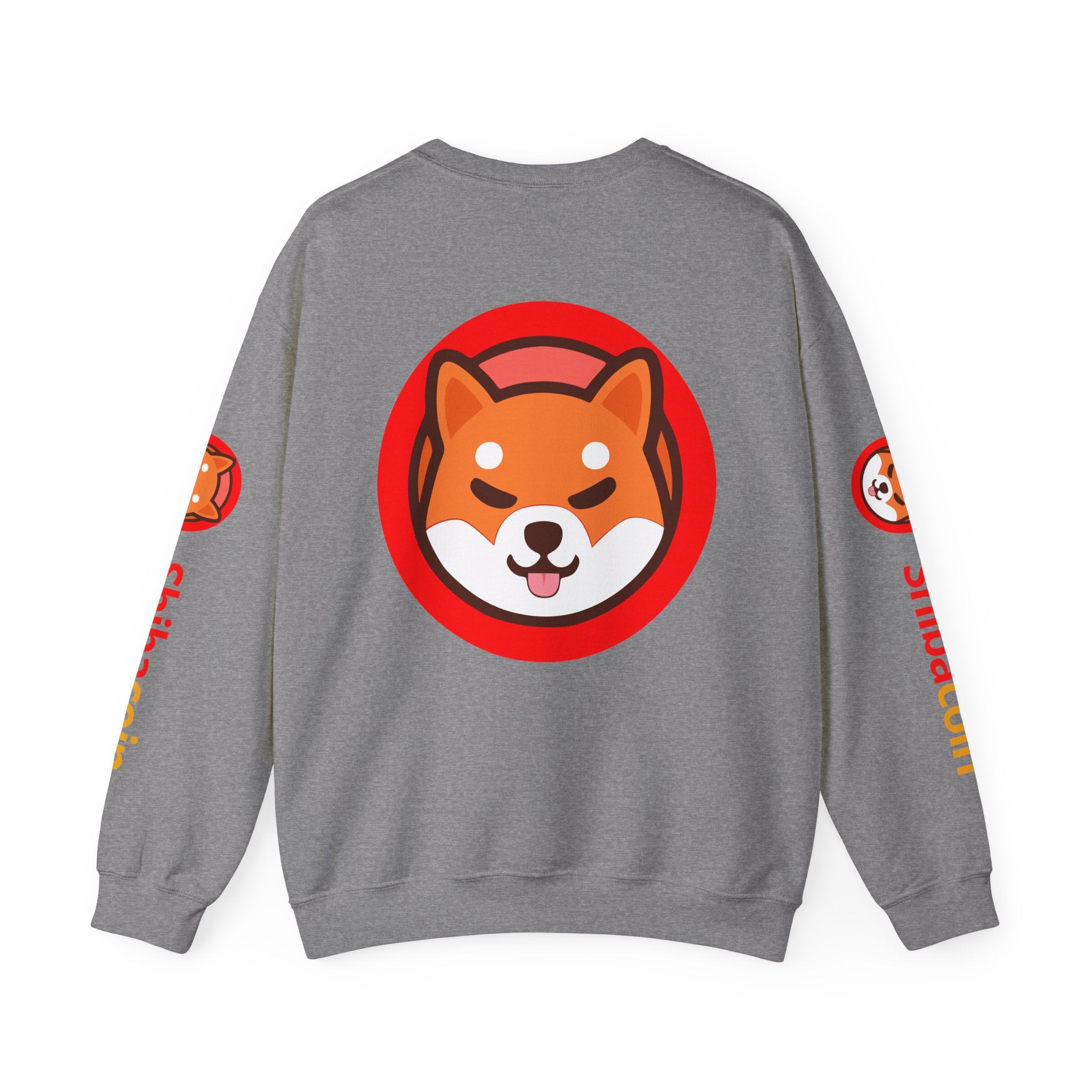 Shibacoin Sweatshirt, Unisex Crewneck, Cozy Gift, Trendy Fashion, Dog Lover Gift, Perfect for Holidays
