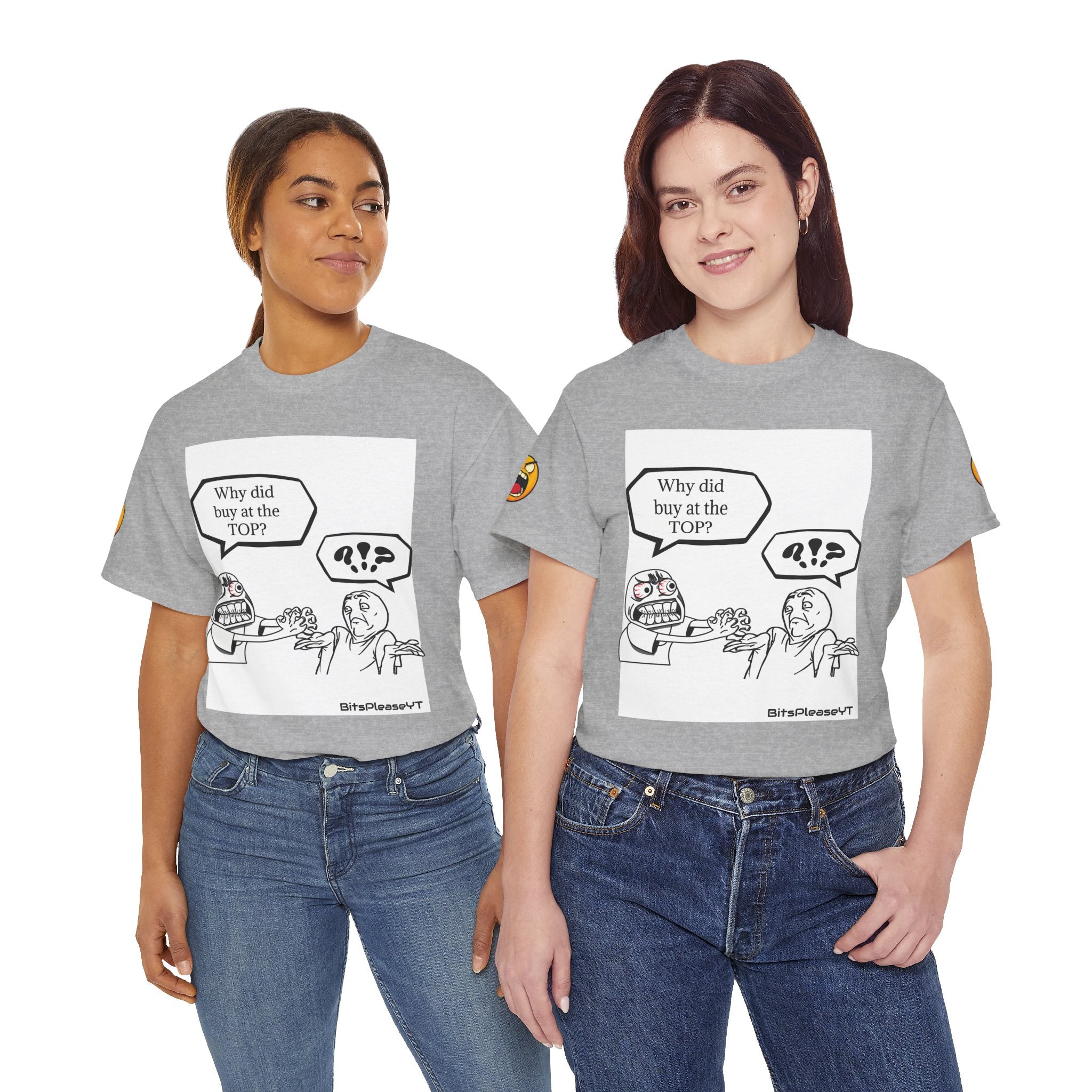 Meme T-Shirt Collection Created by Bits Please, Heavy Cotton Tee, Unisex