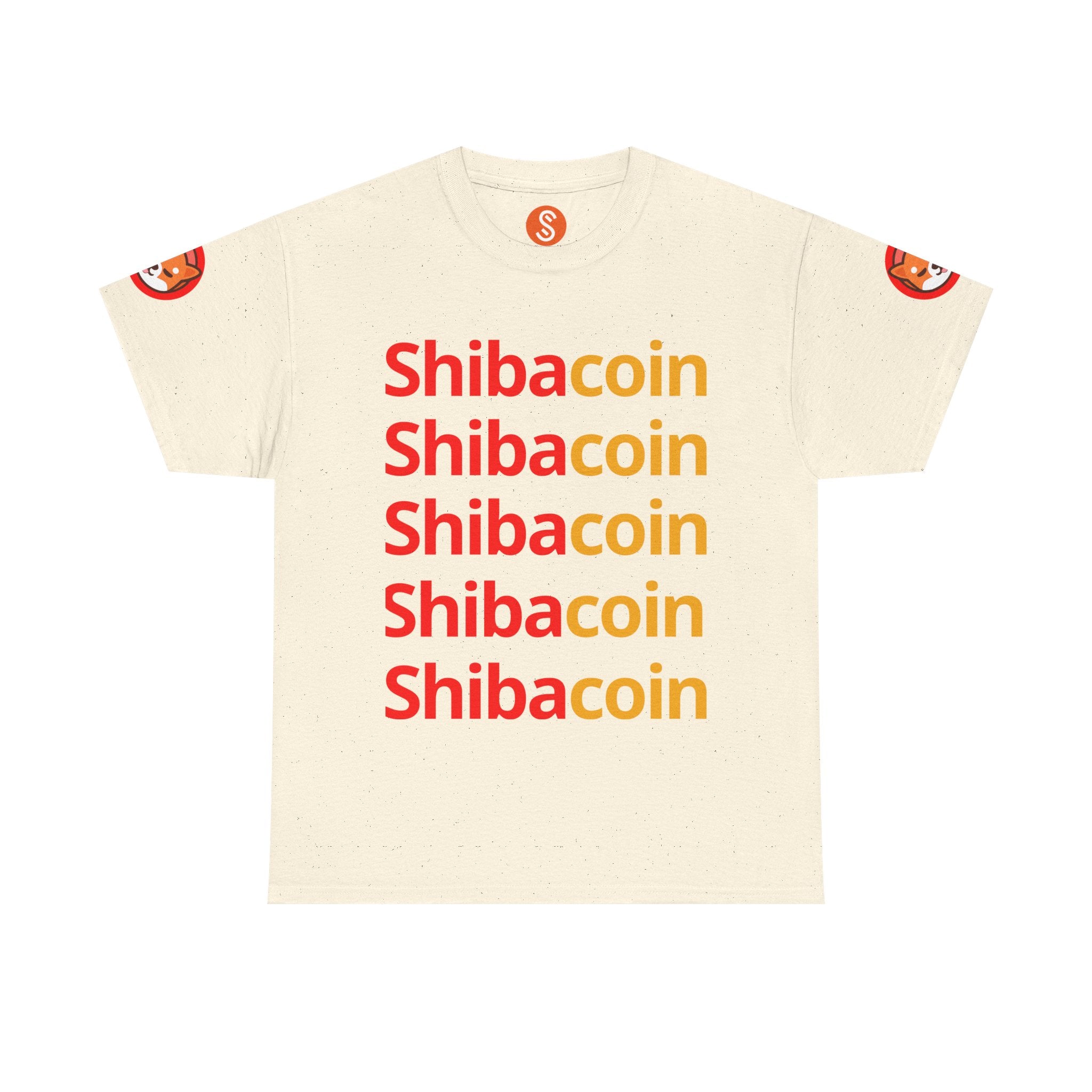 Official SHIC Unisex Heavy Cotton Tee | Crypto Fan Shirt, Doge Coin Tee, Casual Wear, Gift for Crypto Enthusiasts, Unique T-Shirt
