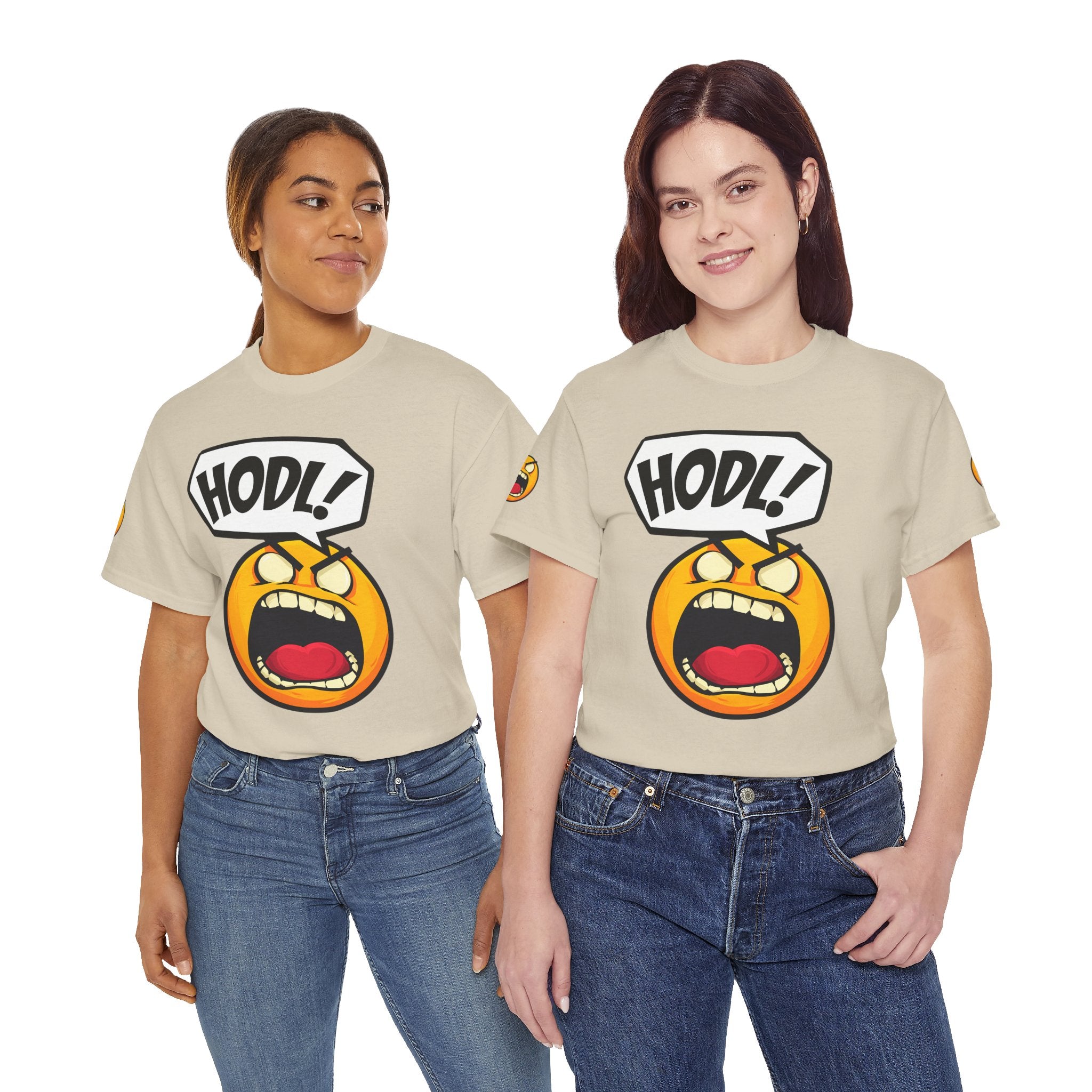 Bits Please HODL Collection, Heavy Cotton Tee, Unisex