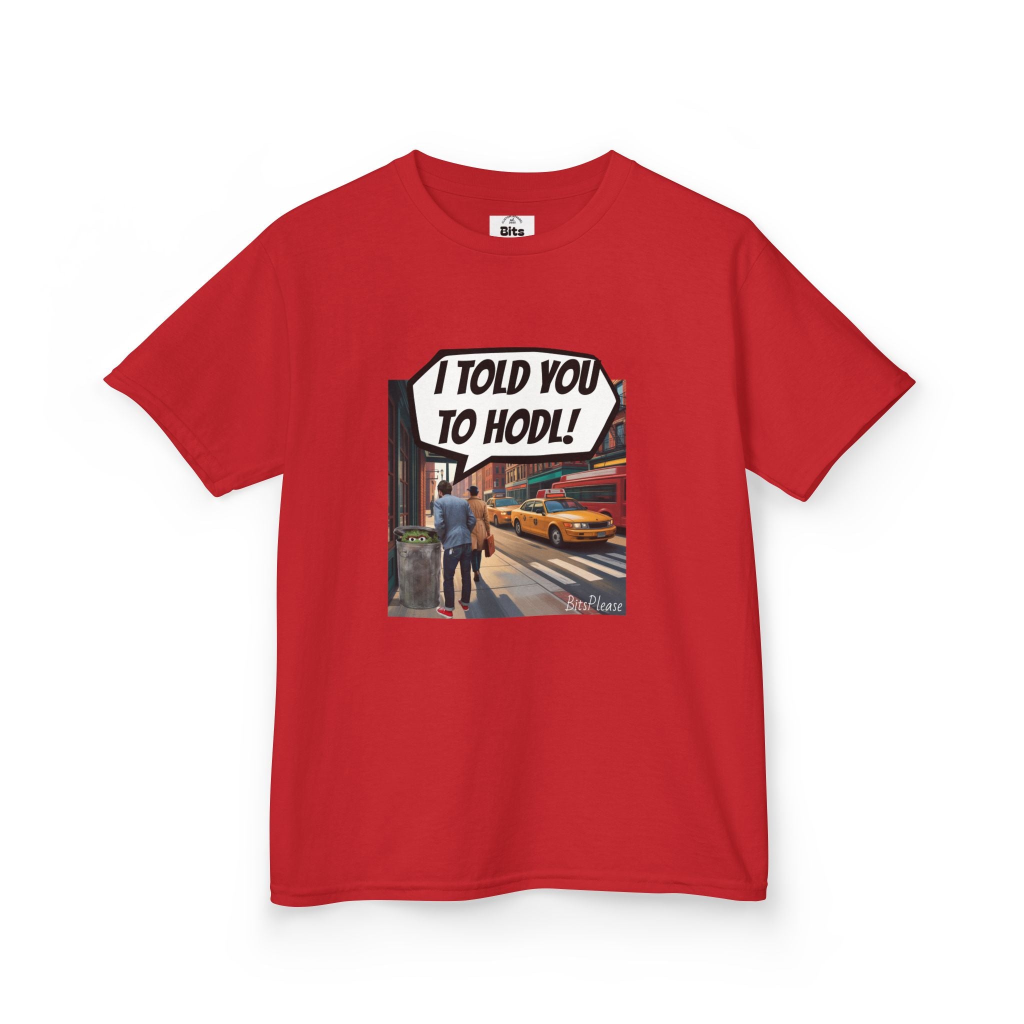 Bits Please Tee, Quirky T-Shirt for Crypto Children