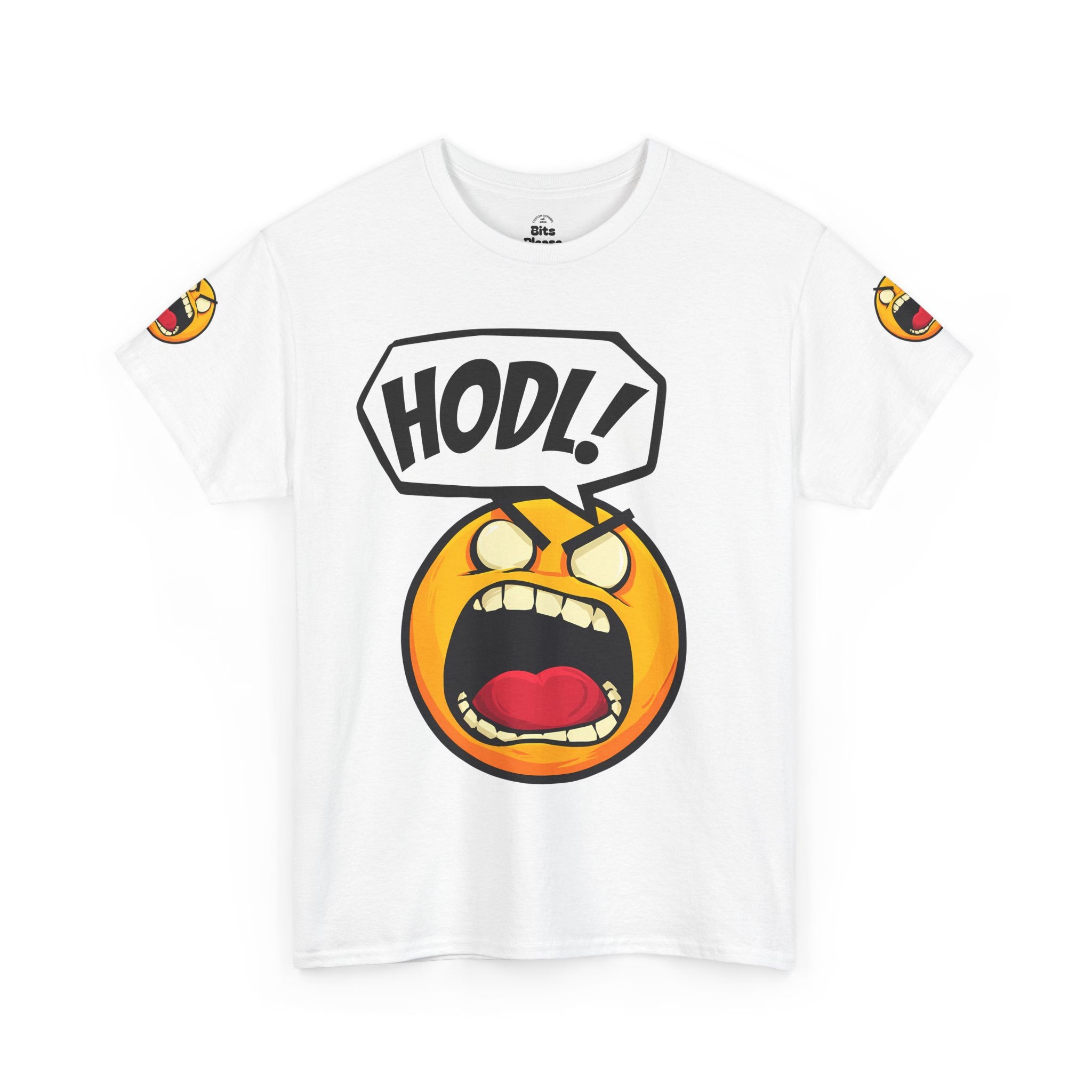 Bits Please HODL Collection, Heavy Cotton Tee, Unisex