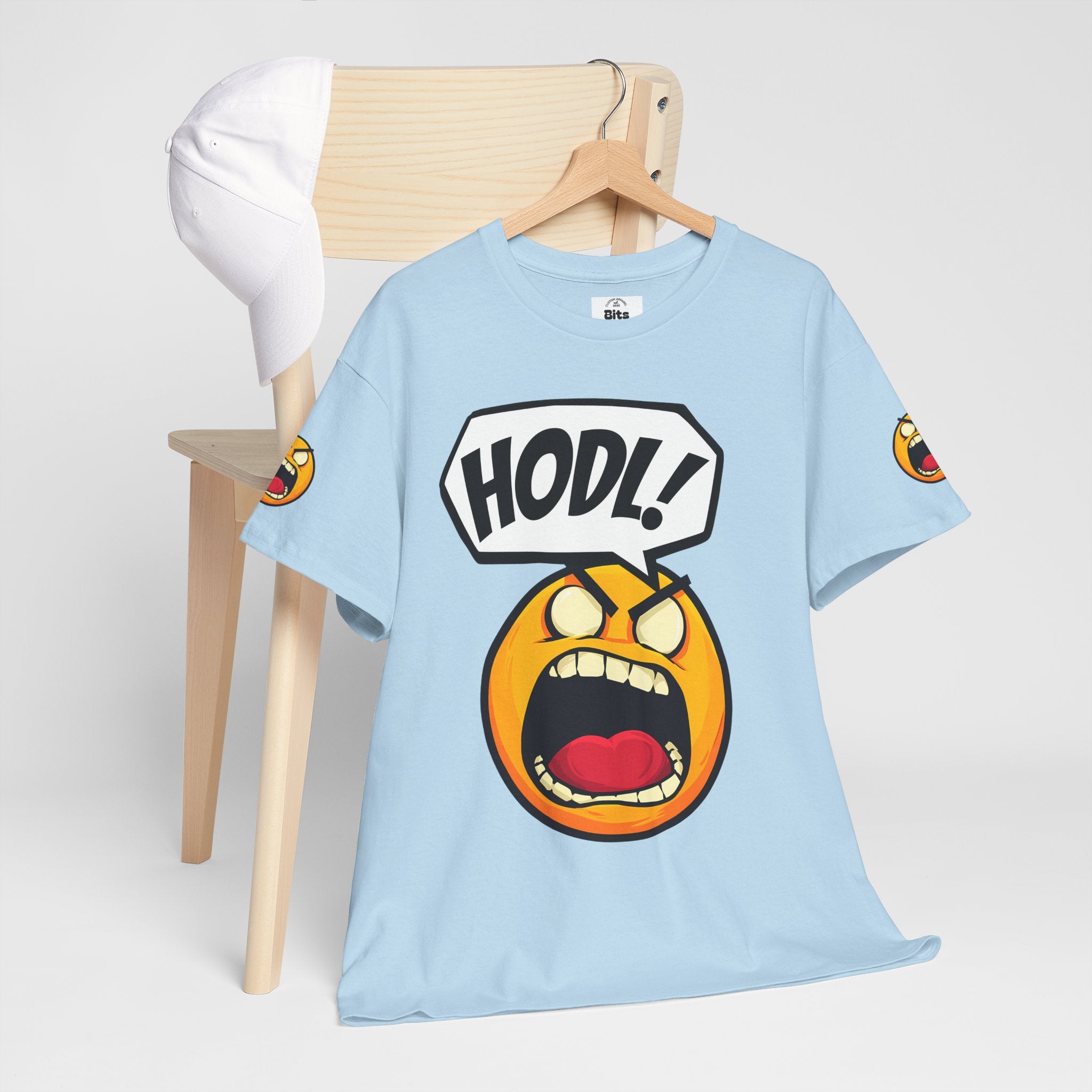 Bits Please HODL Collection, Heavy Cotton Tee, Unisex