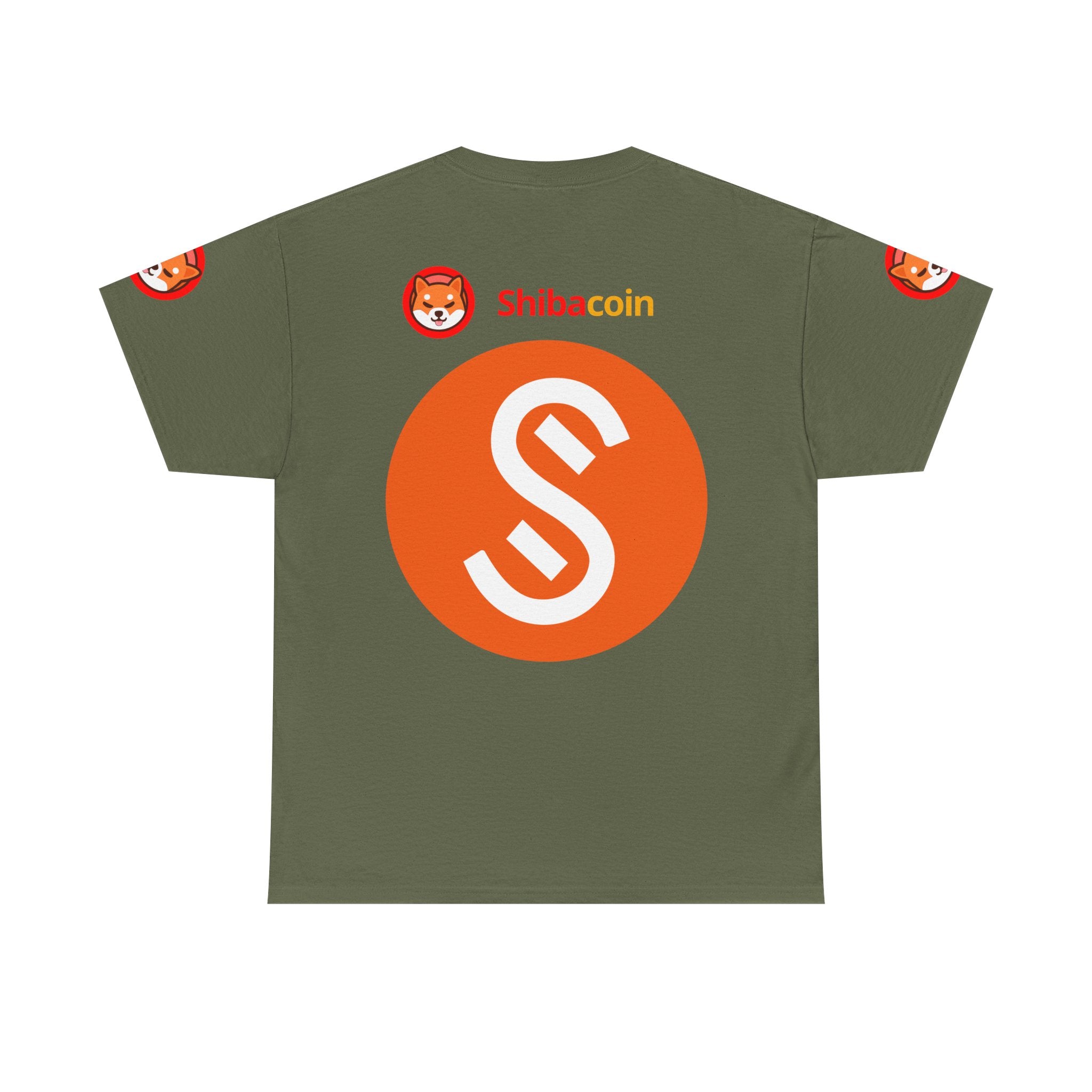 Official SHIC Unisex Heavy Cotton Tee | Crypto Fan Shirt, Doge Coin Tee, Casual Wear, Gift for Crypto Enthusiasts, Unique T-Shirt