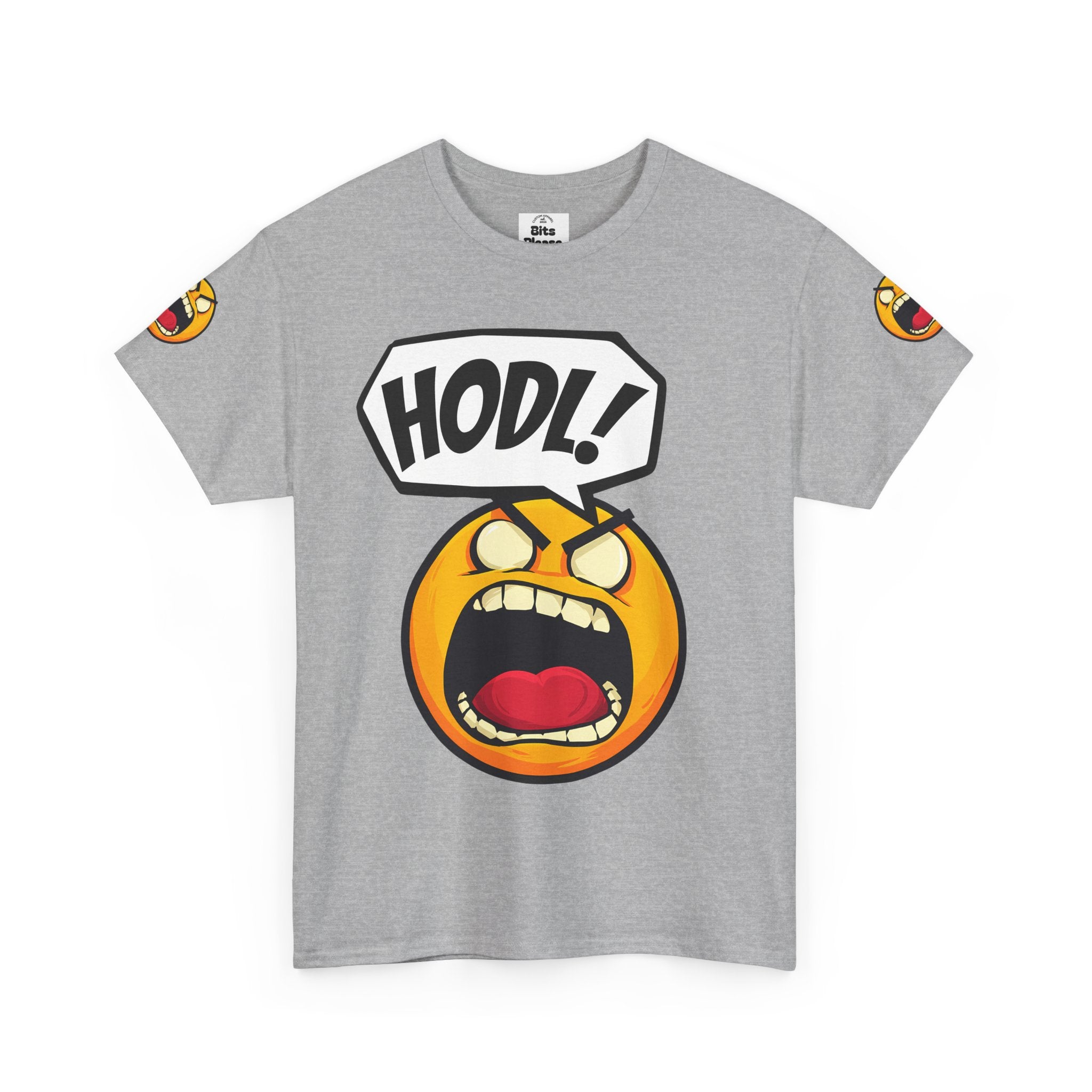 Bits Please HODL Collection, Heavy Cotton Tee, Unisex