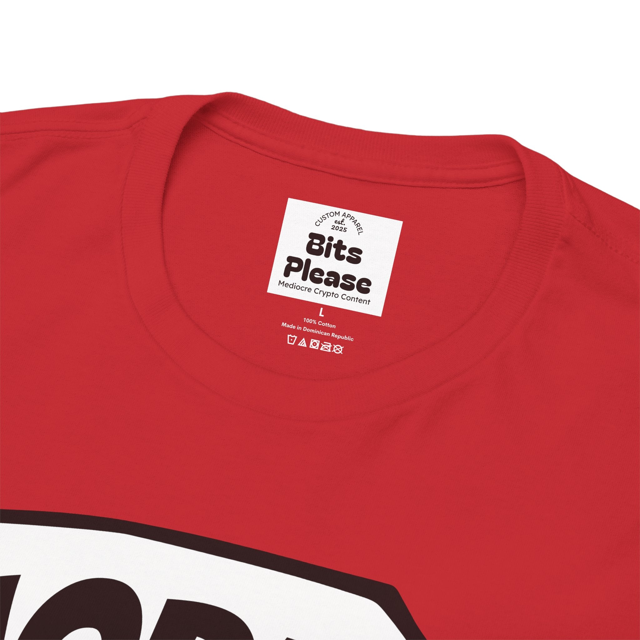 Bits Please HODL Collection, Heavy Cotton Tee, Unisex