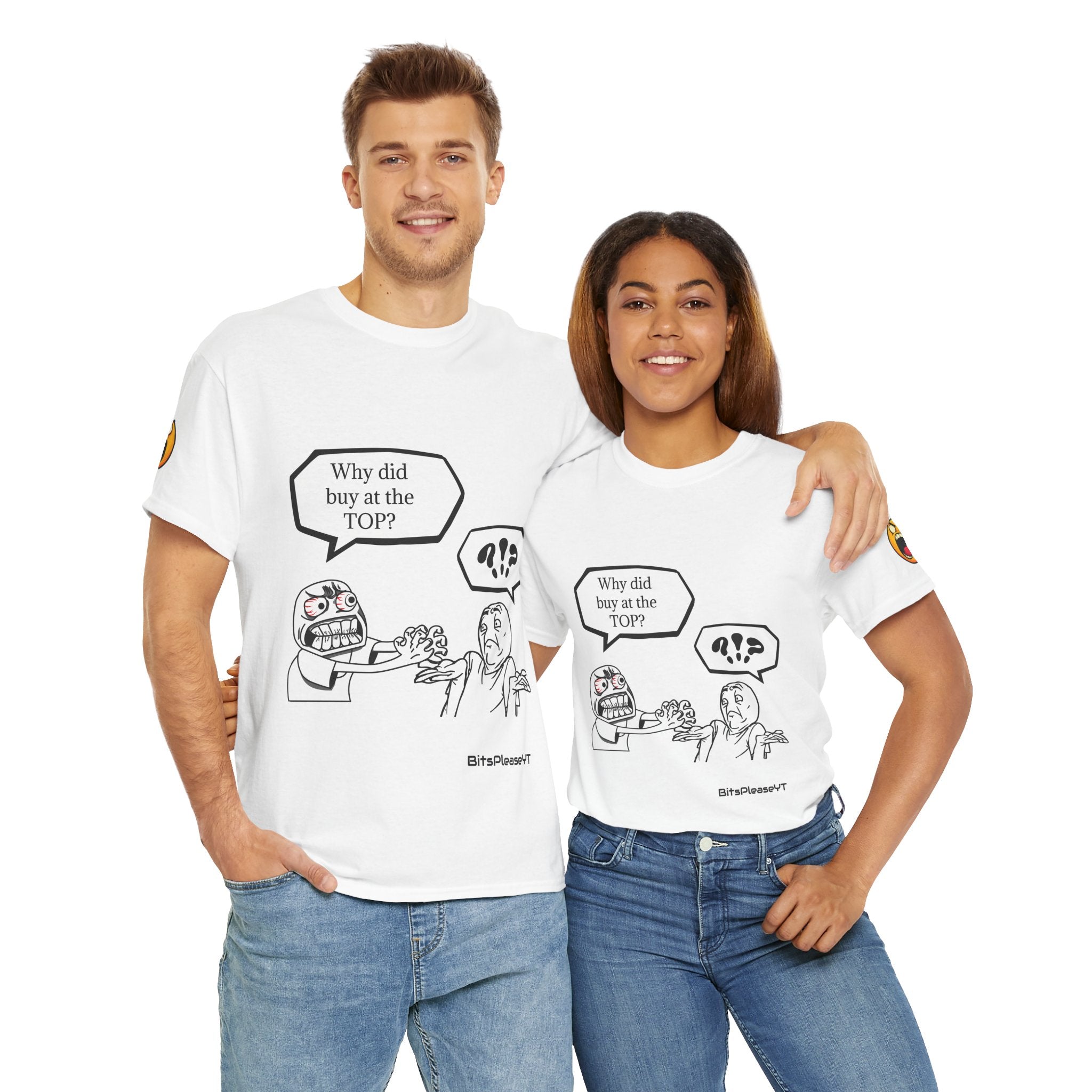 Meme T-Shirt Collection Created by Bits Please, Heavy Cotton Tee, Unisex