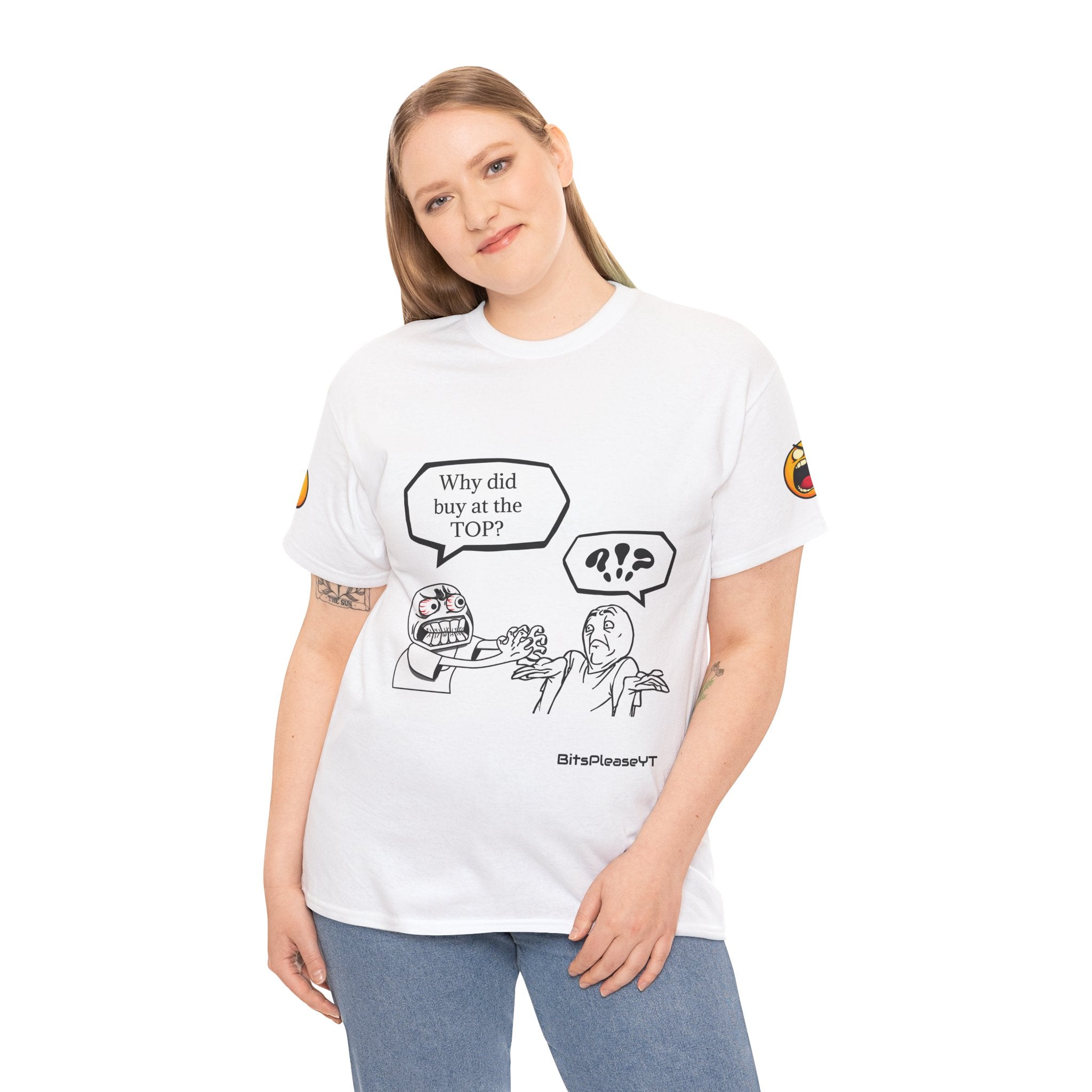 Meme T-Shirt Collection Created by Bits Please, Heavy Cotton Tee, Unisex