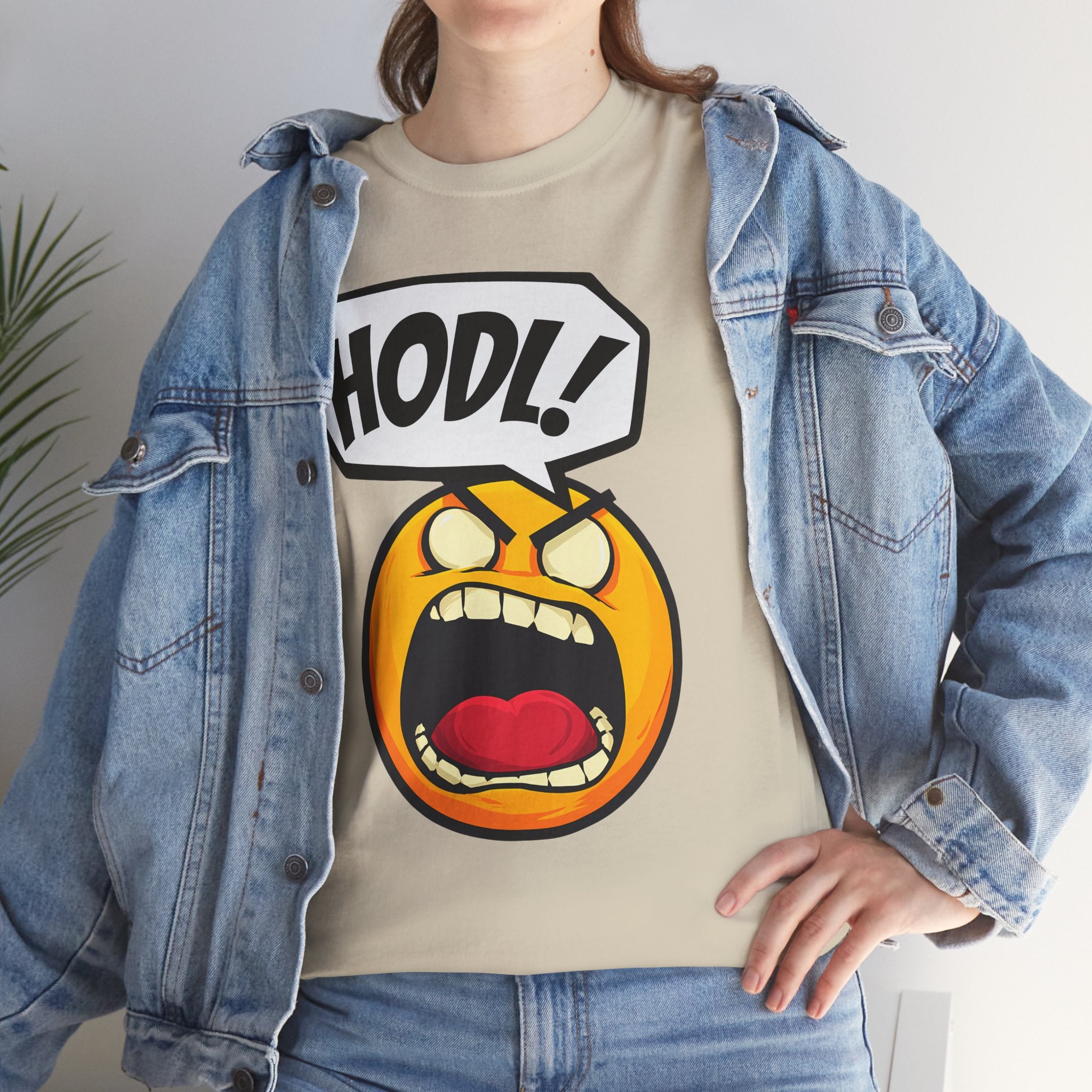 Bits Please HODL Collection, Heavy Cotton Tee, Unisex
