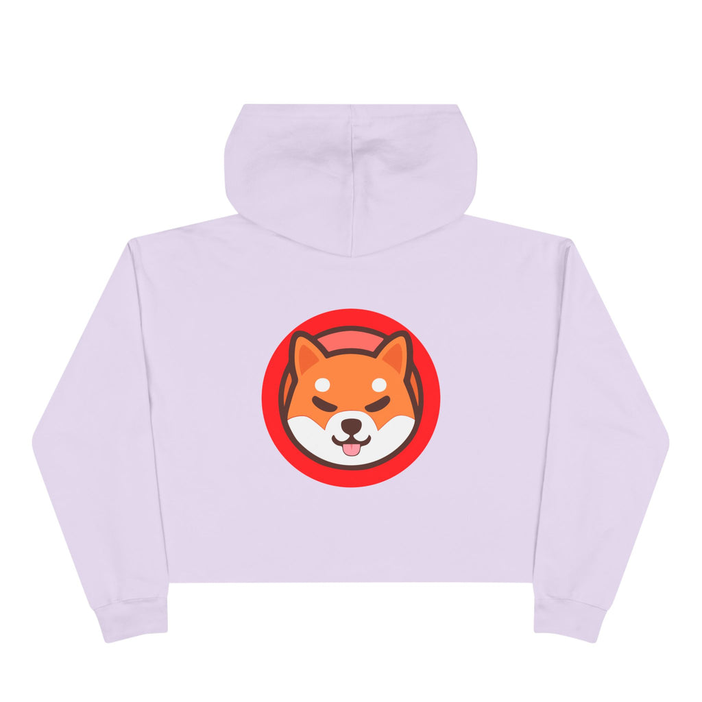 Official SHIC Crop Hoodie with SHIC Design, Trendy Sweatshirt for Crypto Lovers, Dog Lovers Gift, Perfect for Casual Days, Festival Wear