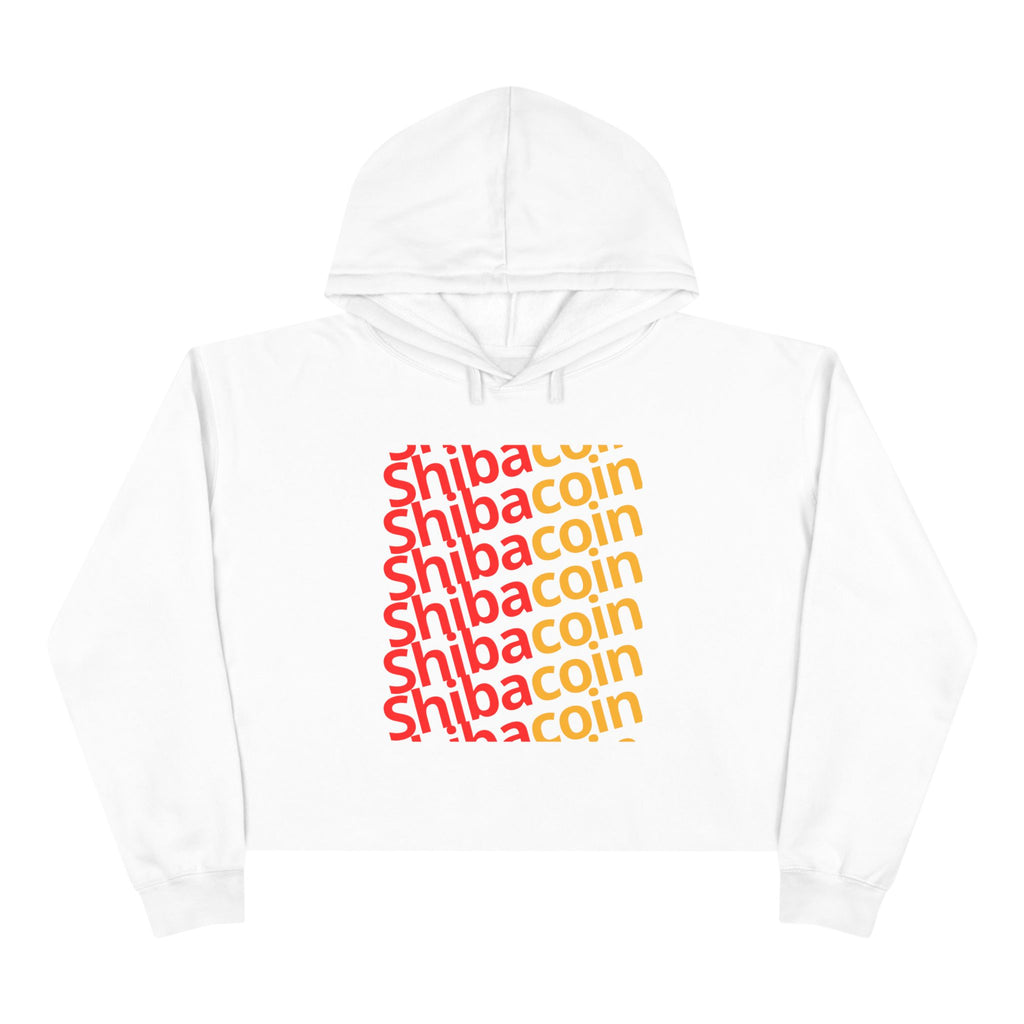 Official SHIC Crop Hoodie with SHIC Design, Trendy Sweatshirt for Crypto Lovers, Dog Lovers Gift, Perfect for Casual Days, Festival Wear