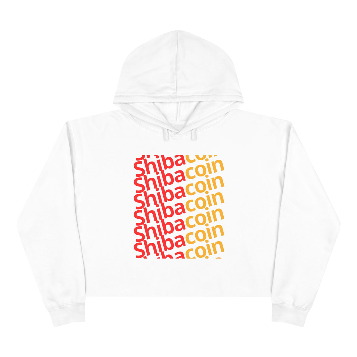 Official SHIC Crop Hoodie with SHIC Design, Trendy Sweatshirt for Crypto Lovers, Dog Lovers Gift, Perfect for Casual Days, Festival Wear