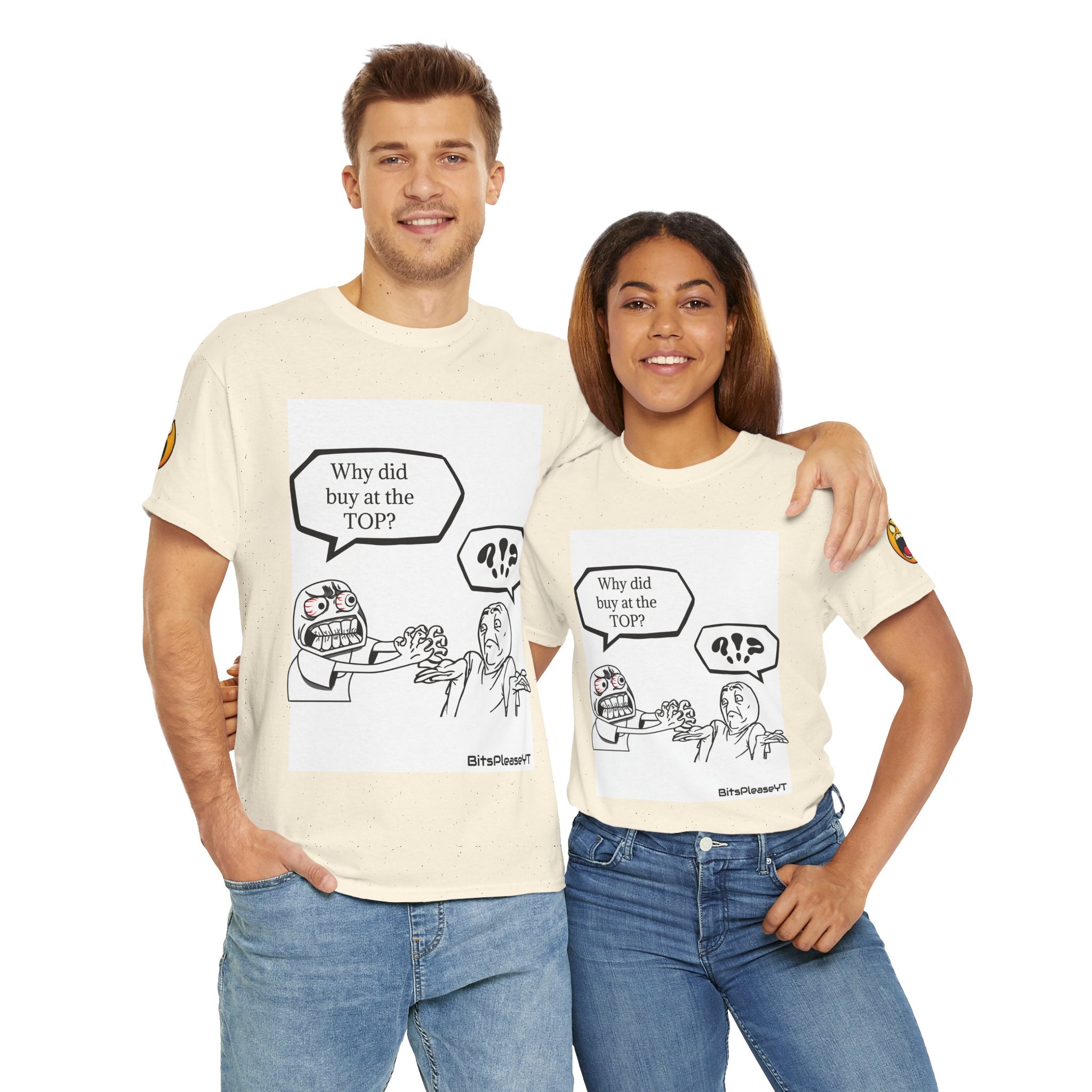 Meme T-Shirt Collection Created by Bits Please, Heavy Cotton Tee, Unisex