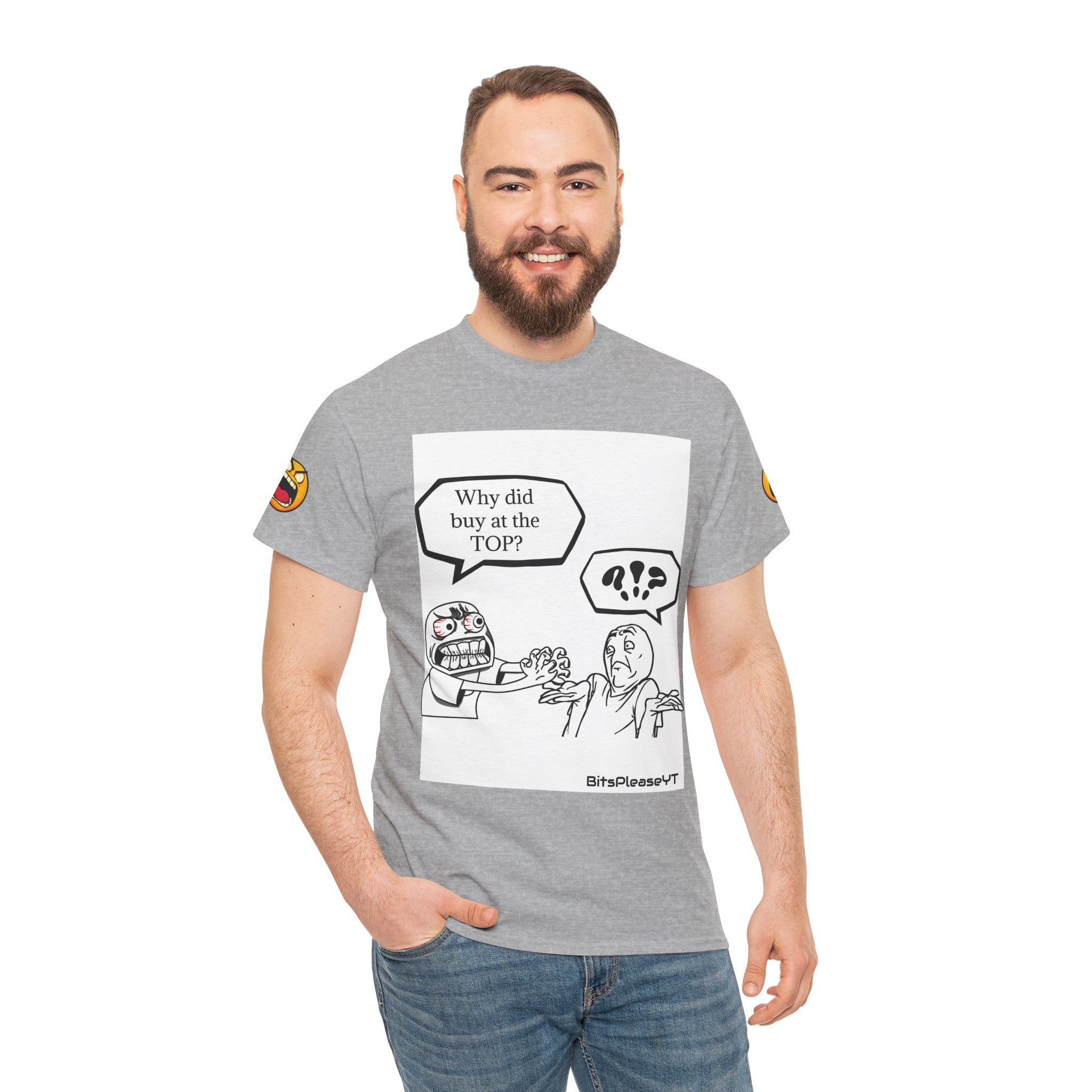 Meme T-Shirt Collection Created by Bits Please, Heavy Cotton Tee, Unisex