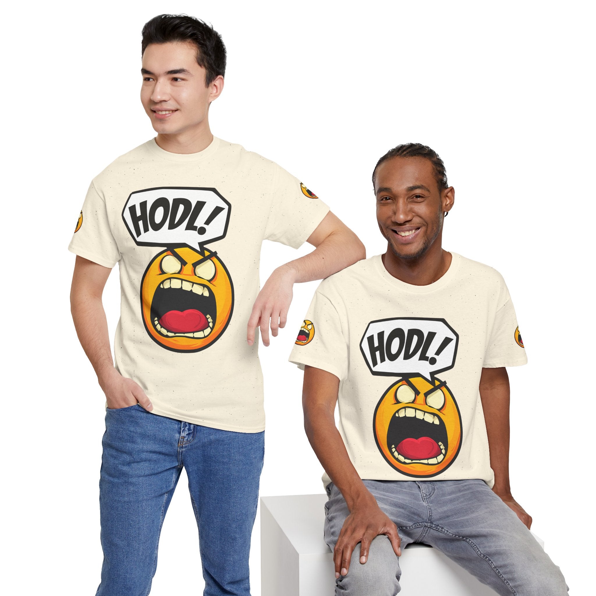 Bits Please HODL Collection, Heavy Cotton Tee, Unisex