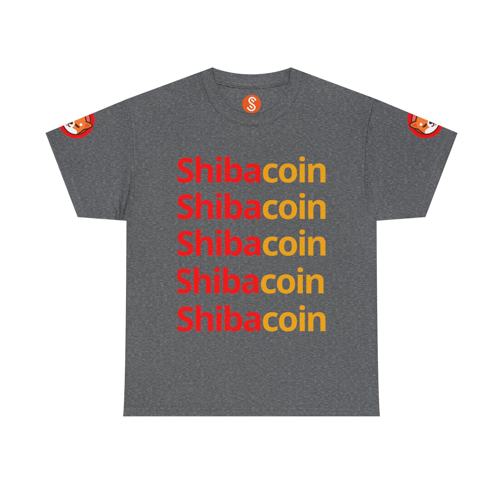 Official SHIC Unisex Heavy Cotton Tee | Crypto Fan Shirt, Doge Coin Tee, Casual Wear, Gift for Crypto Enthusiasts, Unique T-Shirt