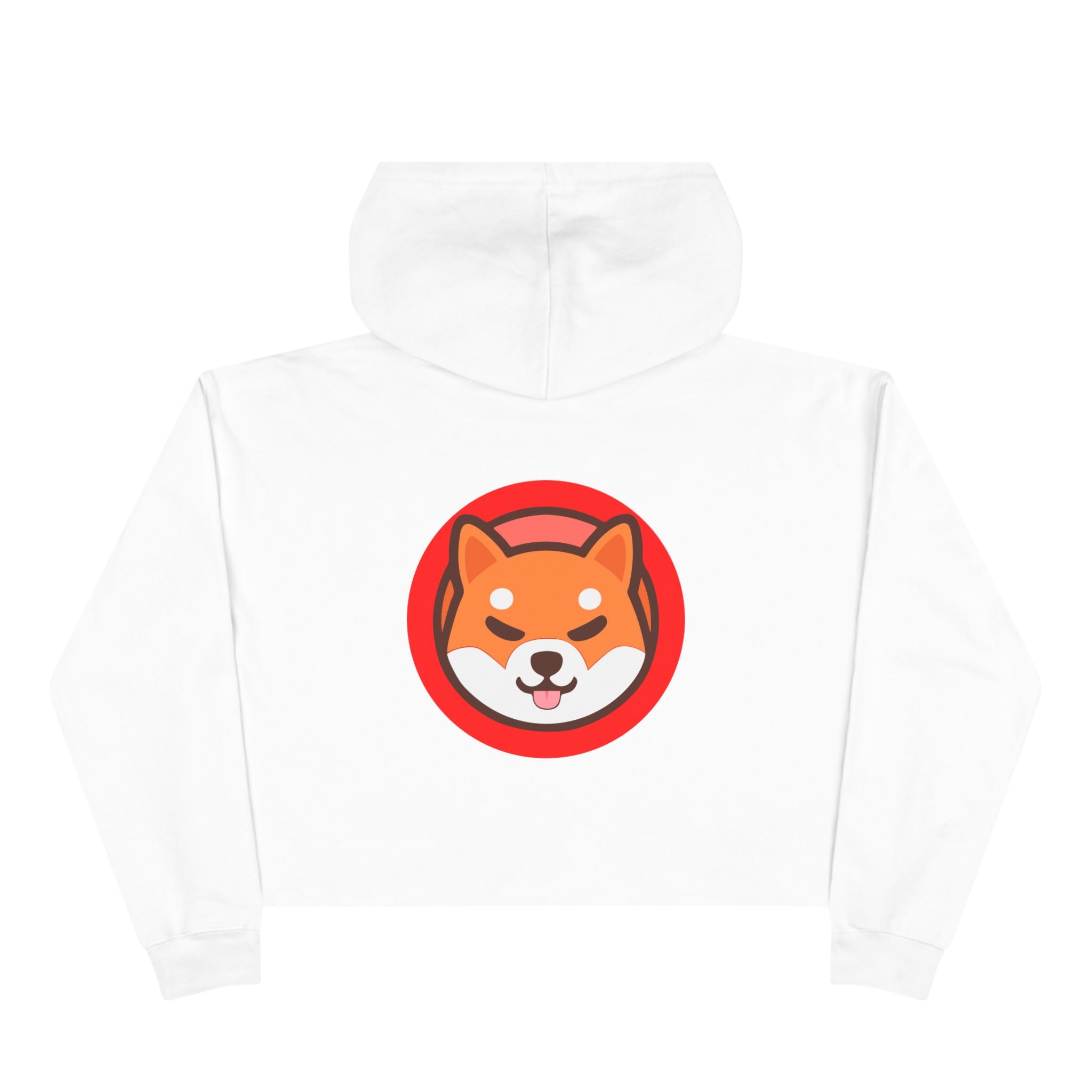 Official SHIC Crop Hoodie with SHIC Design, Trendy Sweatshirt for Crypto Lovers, Dog Lovers Gift, Perfect for Casual Days, Festival Wear