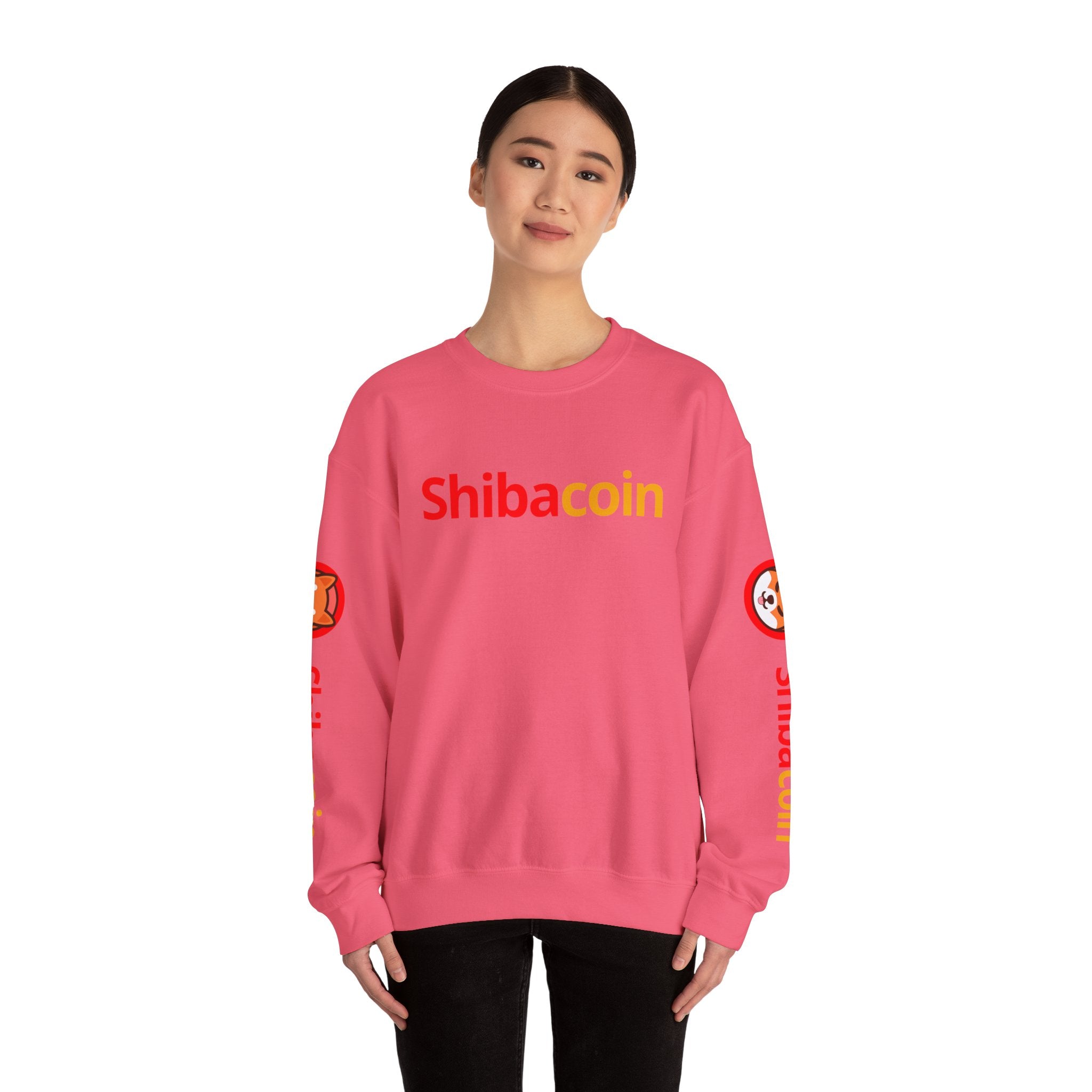 Shibacoin Sweatshirt, Unisex Crewneck, Cozy Gift, Trendy Fashion, Dog Lover Gift, Perfect for Holidays