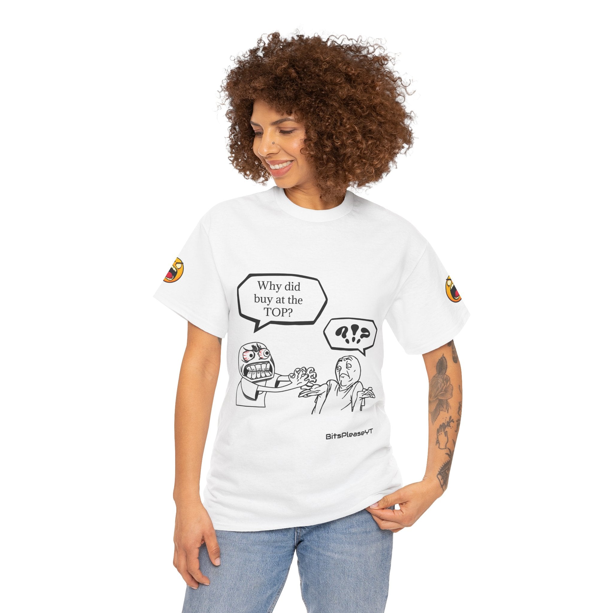 Meme T-Shirt Collection Created by Bits Please, Heavy Cotton Tee, Unisex
