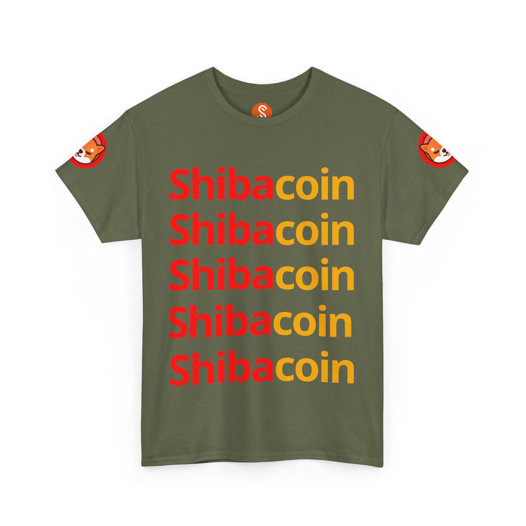 Official SHIC Unisex Heavy Cotton Tee | Crypto Fan Shirt, Doge Coin Tee, Casual Wear, Gift for Crypto Enthusiasts, Unique T-Shirt