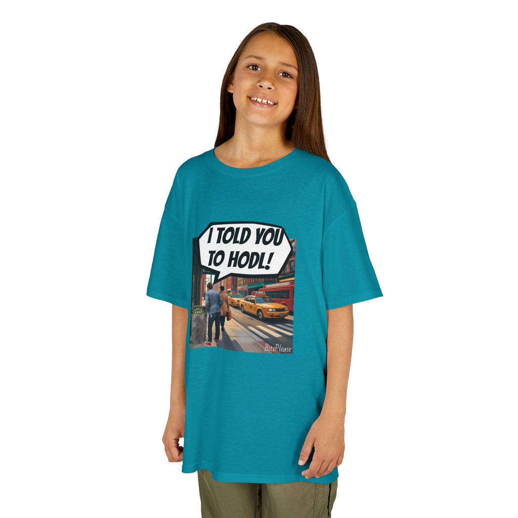 Bits Please Tee, Quirky T-Shirt for Crypto Children