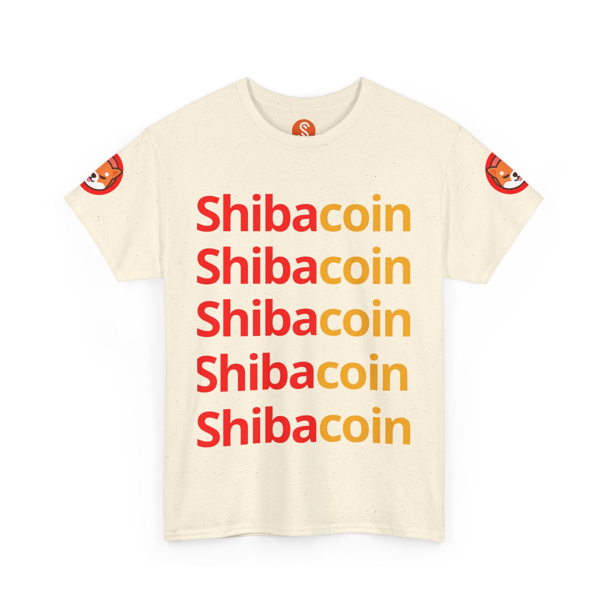 Official SHIC Unisex Heavy Cotton Tee | Crypto Fan Shirt, Doge Coin Tee, Casual Wear, Gift for Crypto Enthusiasts, Unique T-Shirt