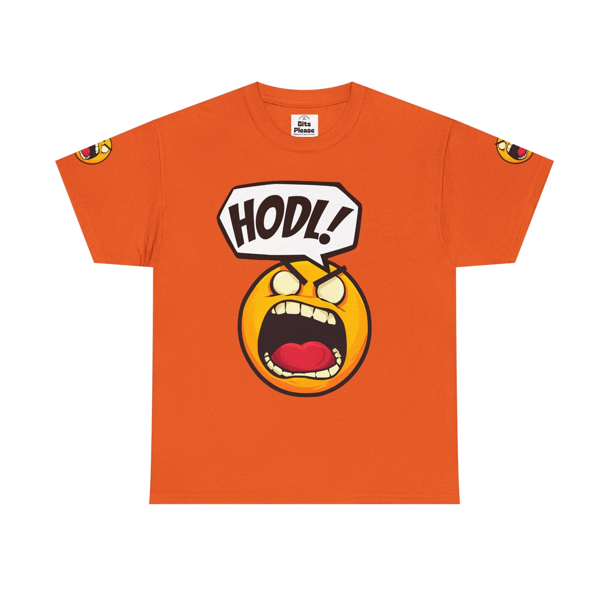 Bits Please HODL Collection, Heavy Cotton Tee, Unisex