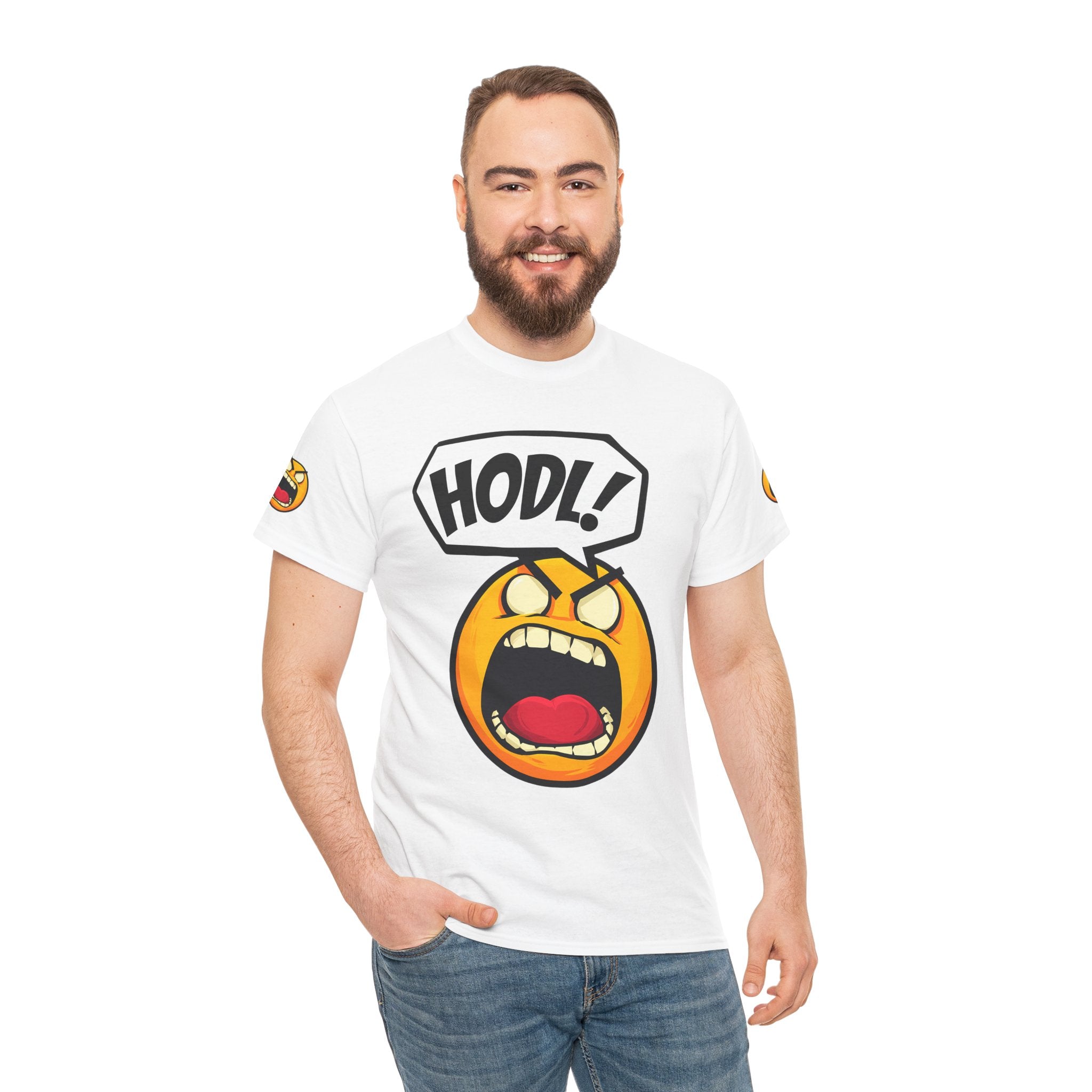 Bits Please HODL Collection, Heavy Cotton Tee, Unisex