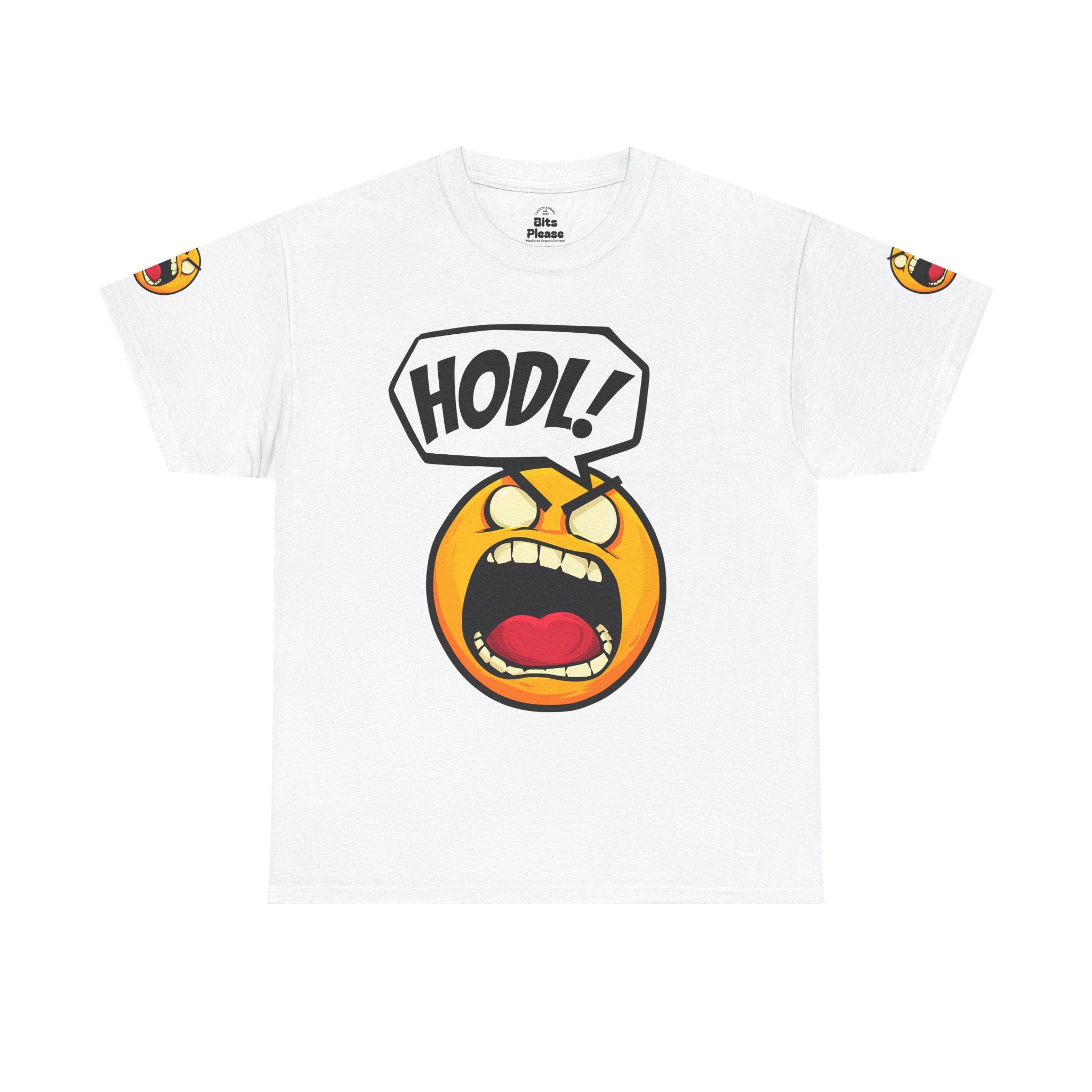 Bits Please HODL Collection, Heavy Cotton Tee, Unisex