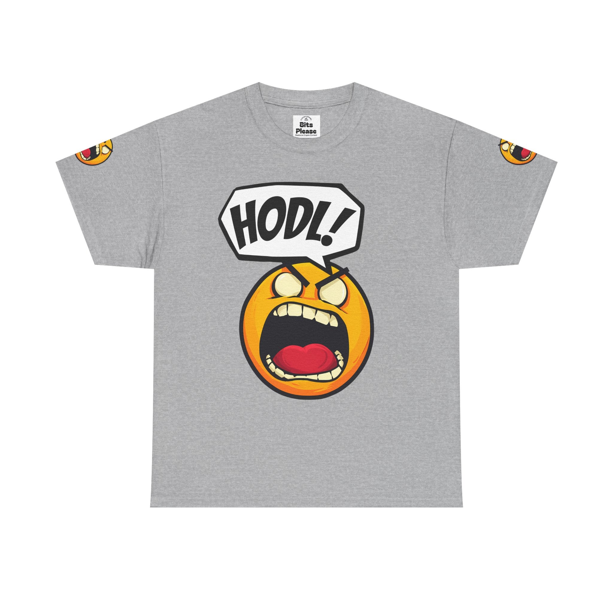 Bits Please HODL Collection, Heavy Cotton Tee, Unisex