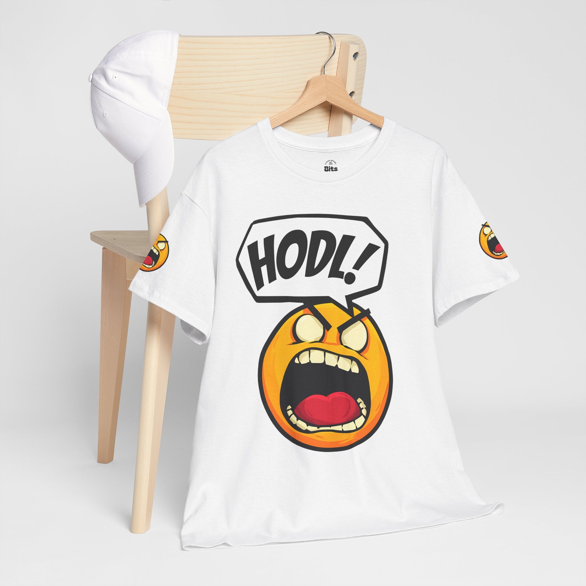 Bits Please HODL Collection, Heavy Cotton Tee, Unisex
