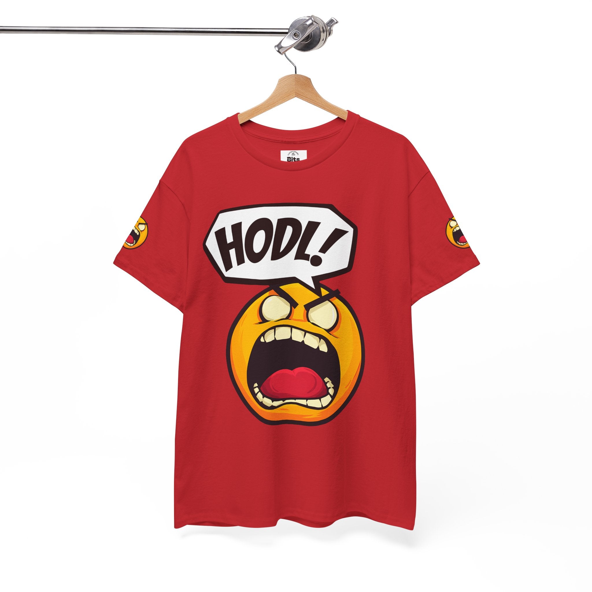 Bits Please HODL Collection, Heavy Cotton Tee, Unisex