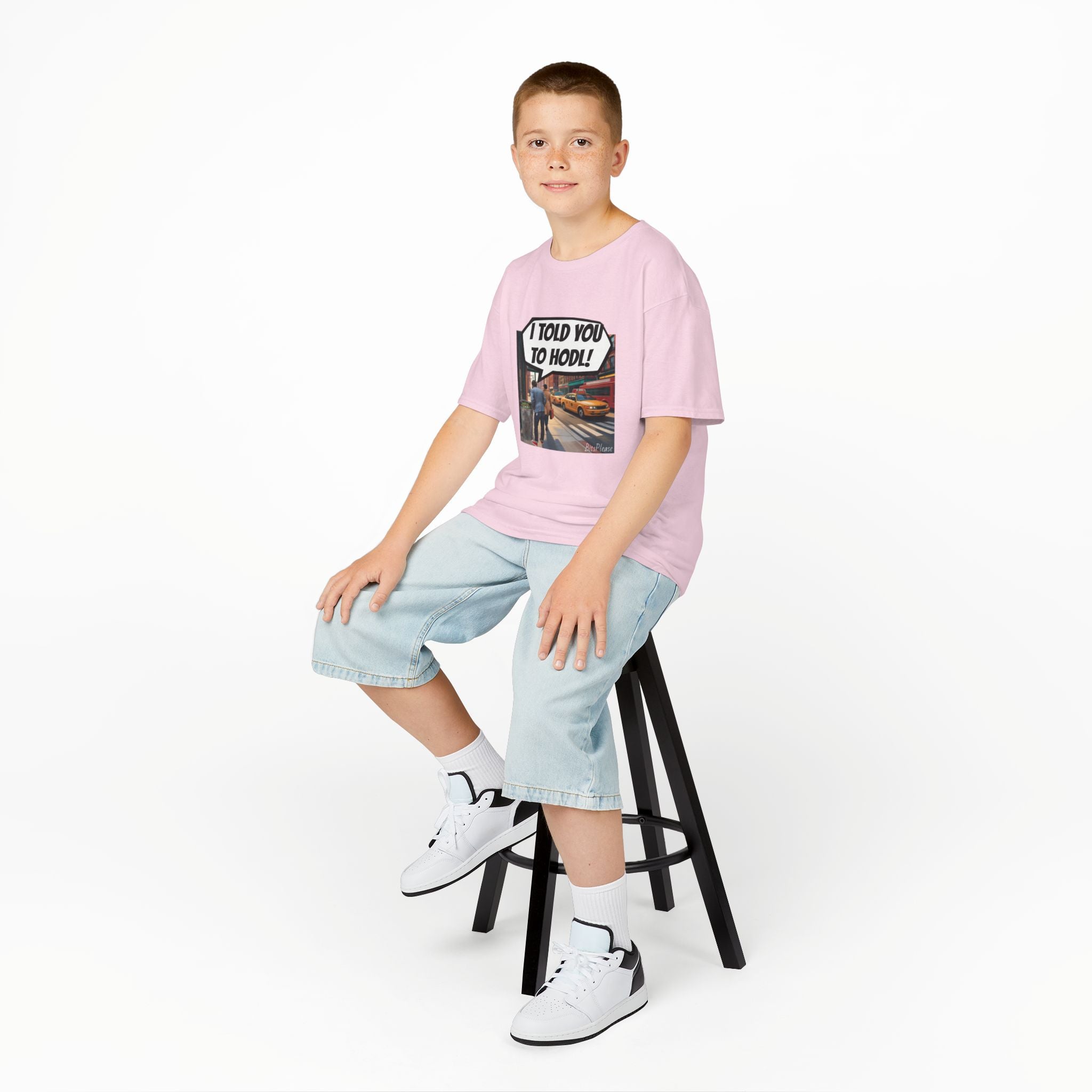 Bits Please Tee, Quirky T-Shirt for Crypto Children