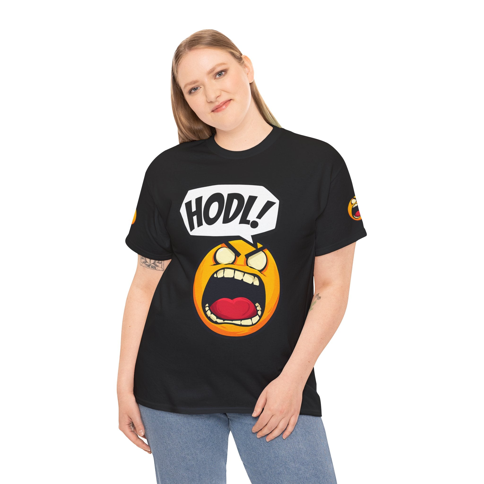 Bits Please HODL Collection, Heavy Cotton Tee, Unisex