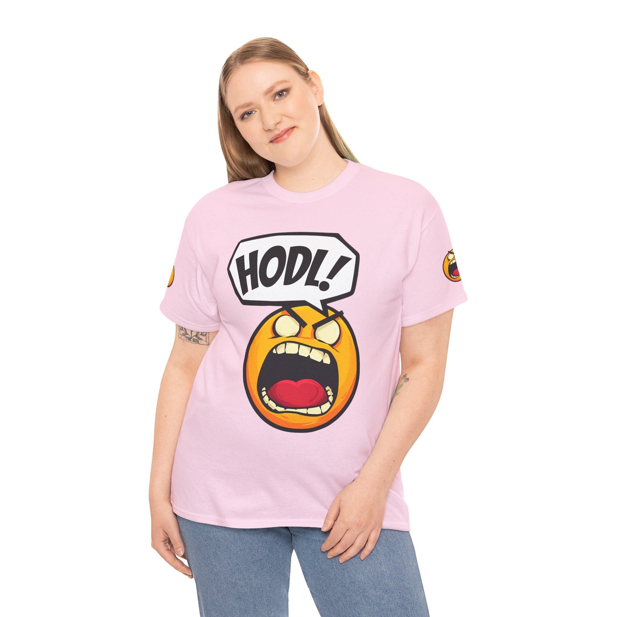 Bits Please HODL Collection, Heavy Cotton Tee, Unisex