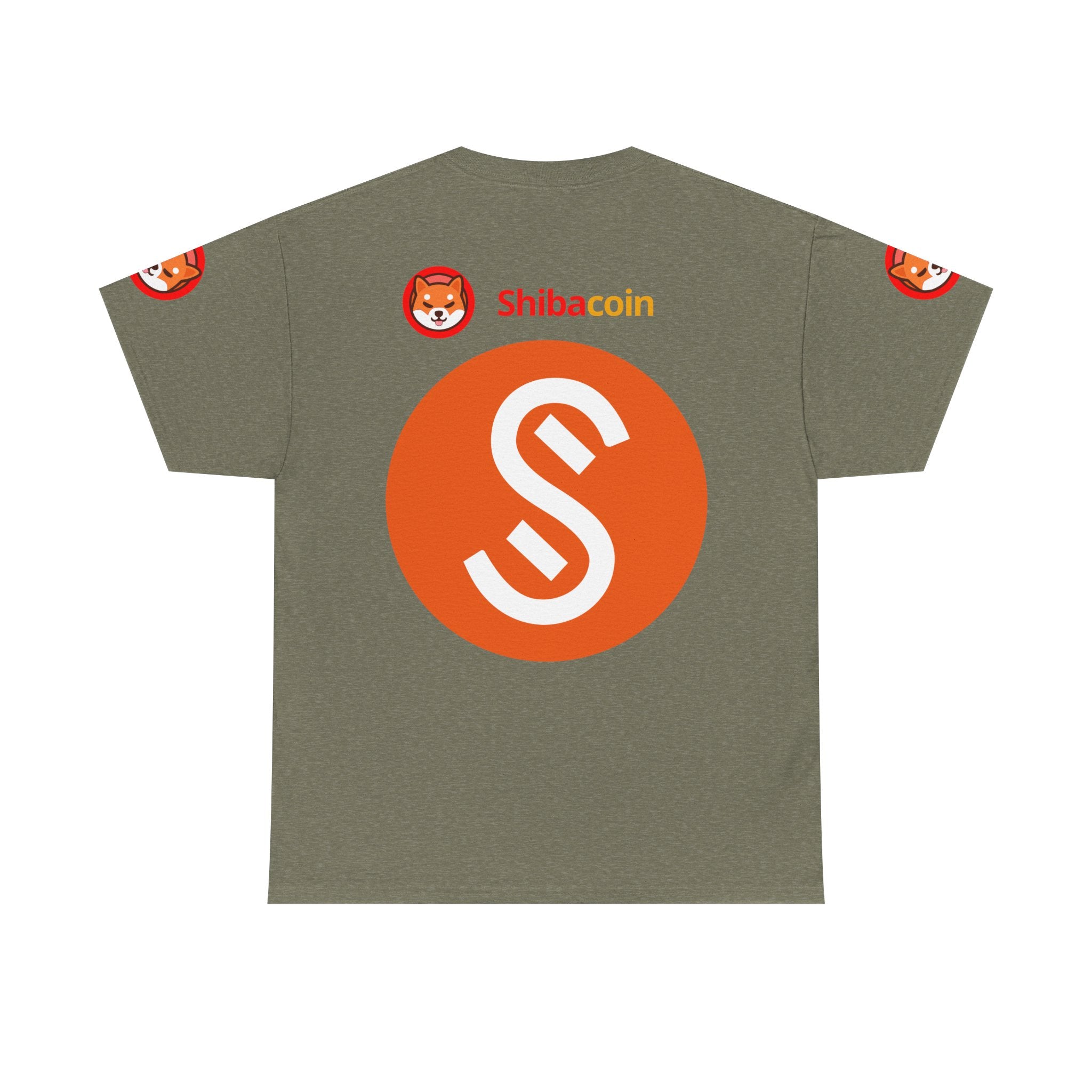 Official SHIC Unisex Heavy Cotton Tee | Crypto Fan Shirt, Doge Coin Tee, Casual Wear, Gift for Crypto Enthusiasts, Unique T-Shirt