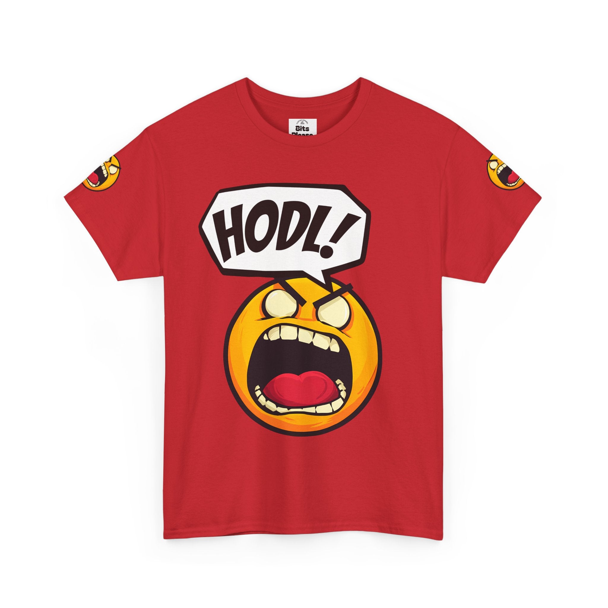 Bits Please HODL Collection, Heavy Cotton Tee, Unisex