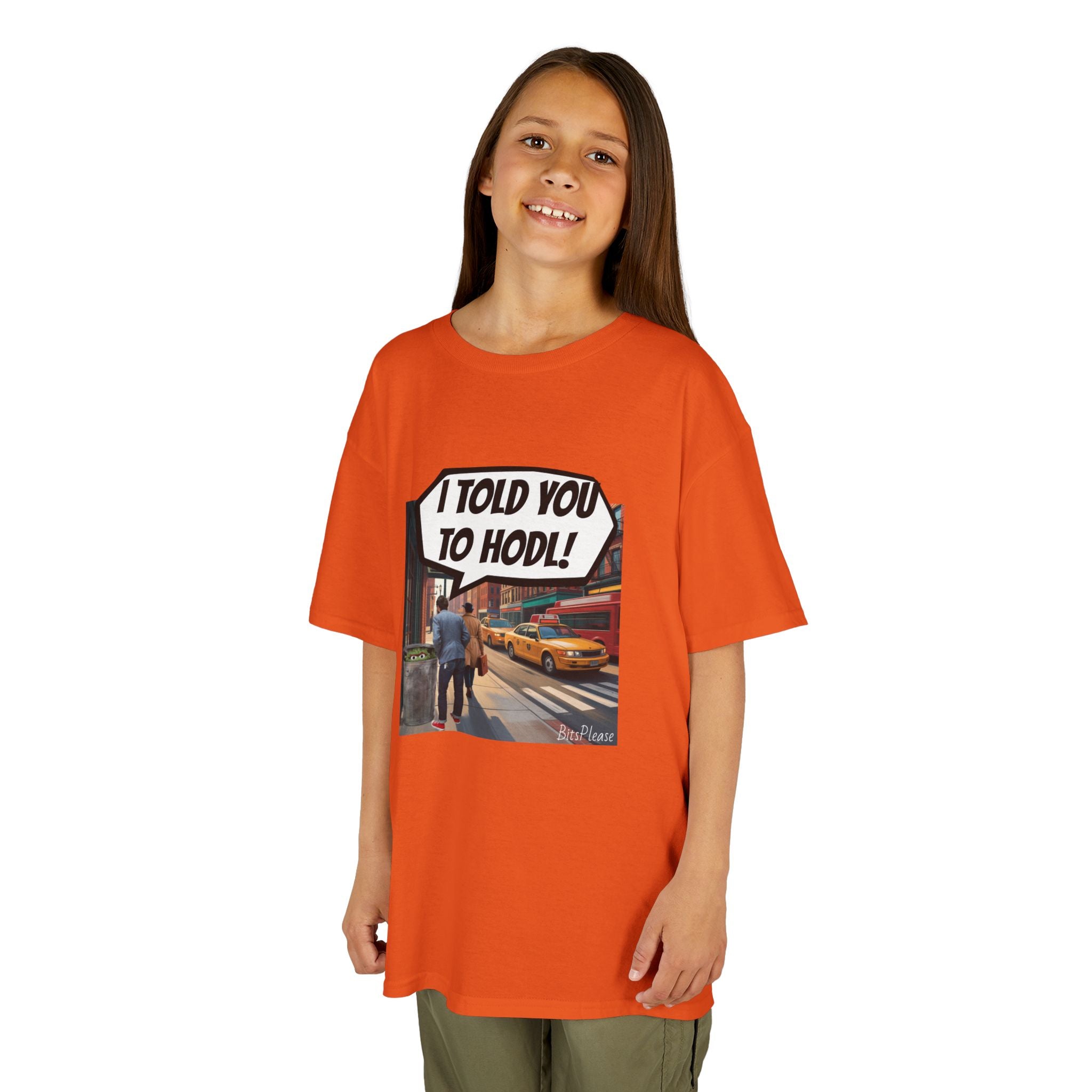 Bits Please Tee, Quirky T-Shirt for Crypto Children
