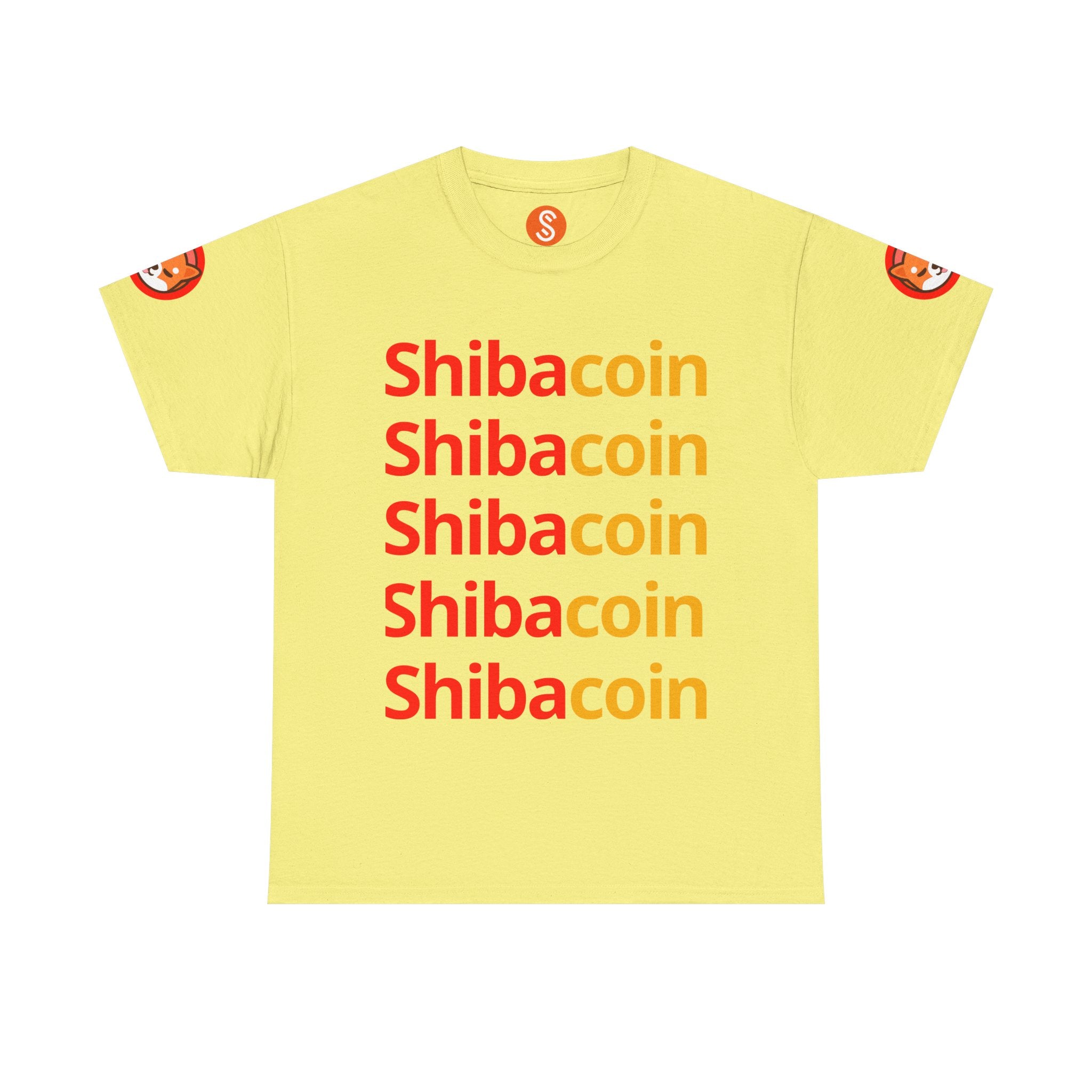 Official SHIC Unisex Heavy Cotton Tee | Crypto Fan Shirt, Doge Coin Tee, Casual Wear, Gift for Crypto Enthusiasts, Unique T-Shirt