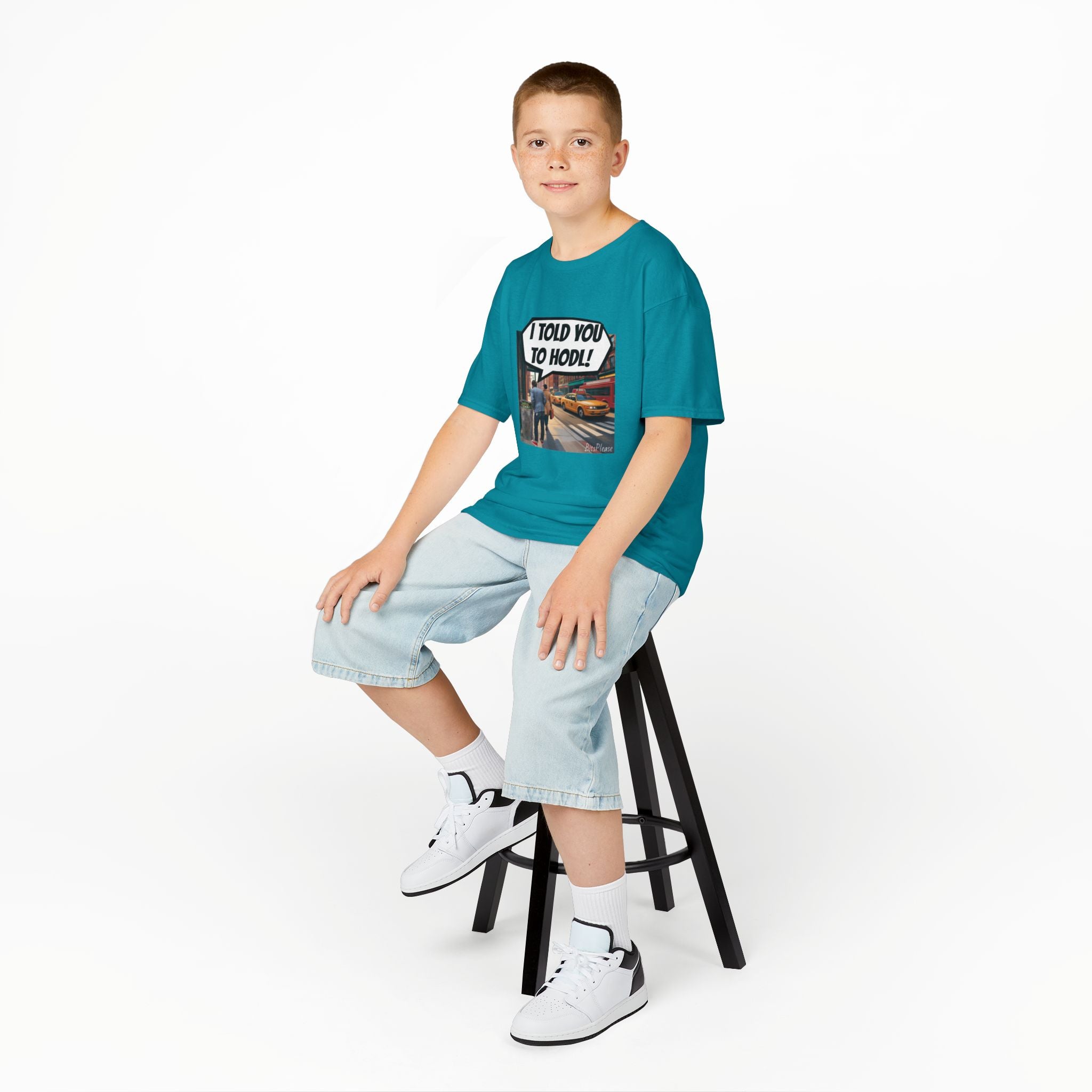Bits Please Tee, Quirky T-Shirt for Crypto Children
