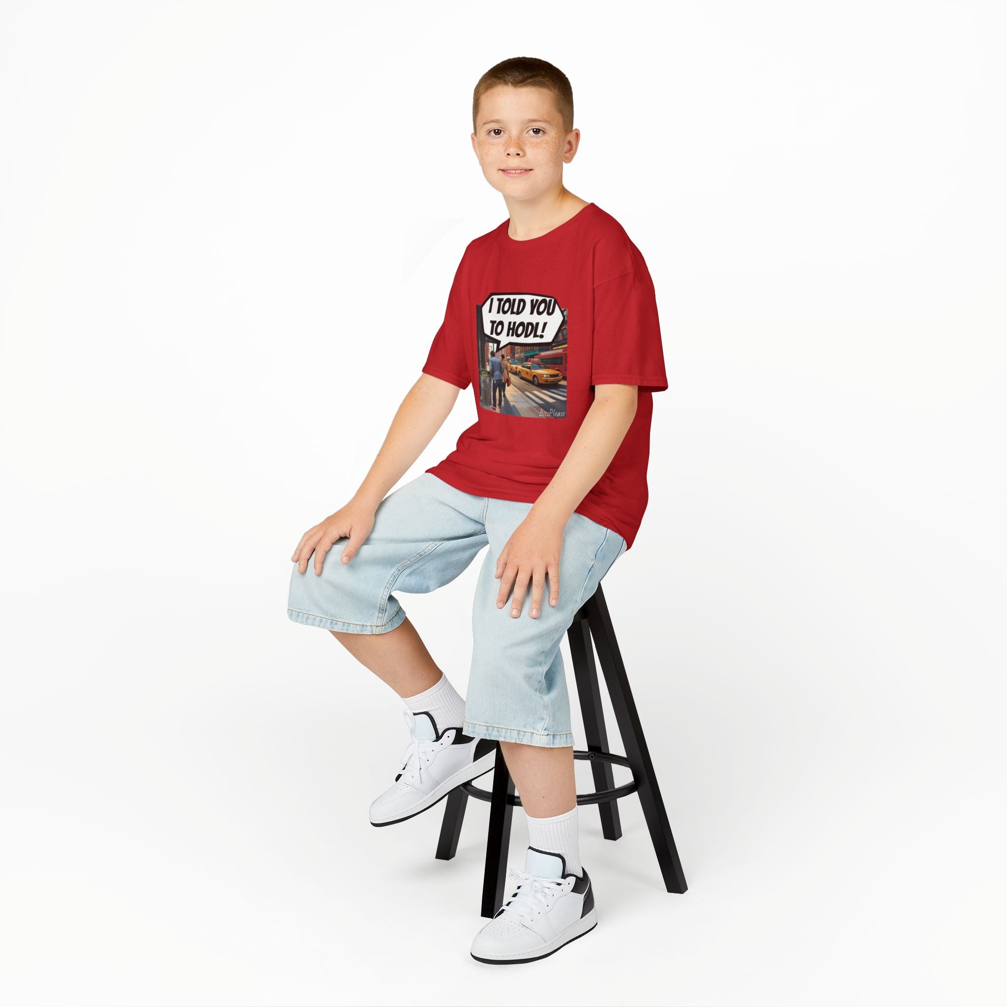 Bits Please Tee, Quirky T-Shirt for Crypto Children