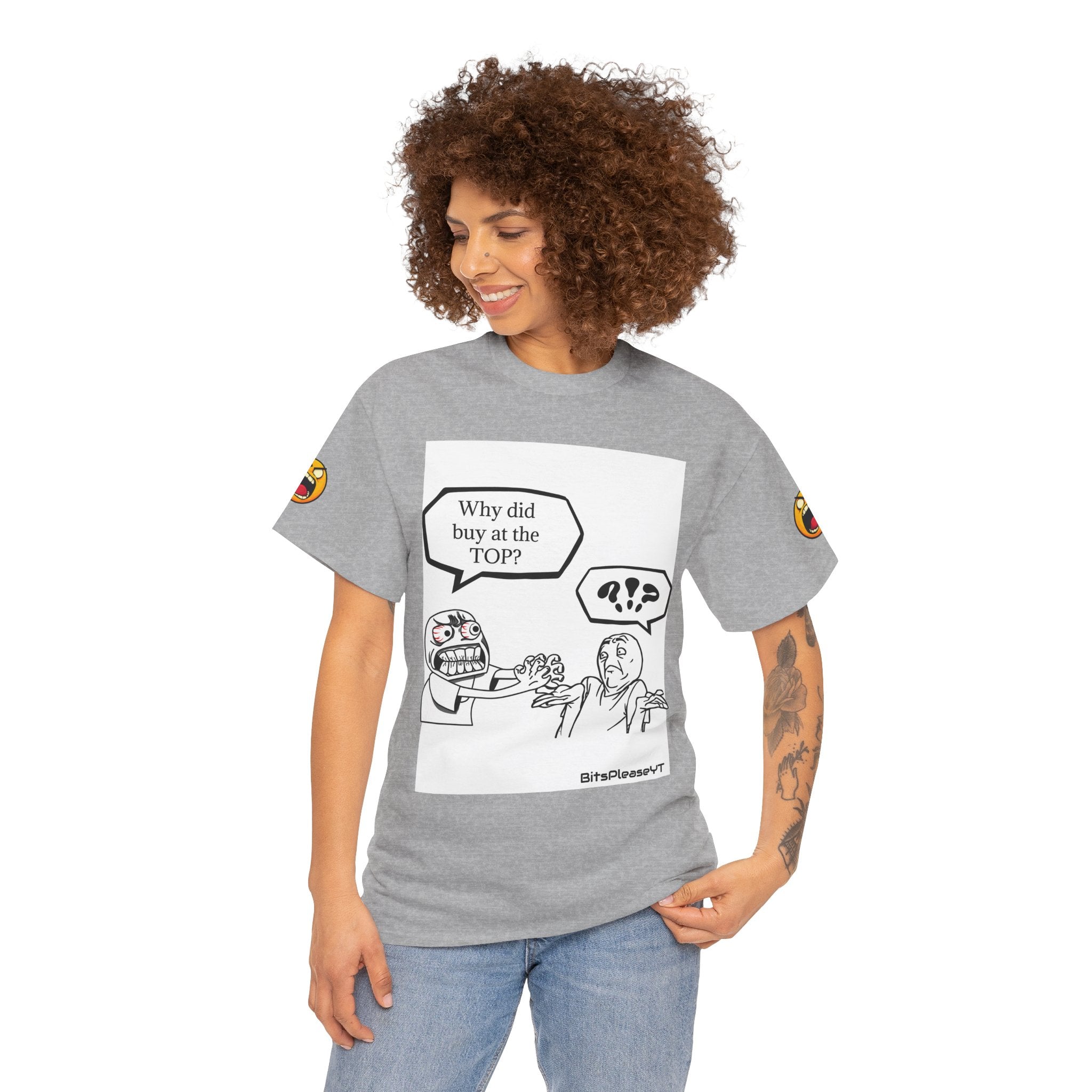 Meme T-Shirt Collection Created by Bits Please, Heavy Cotton Tee, Unisex