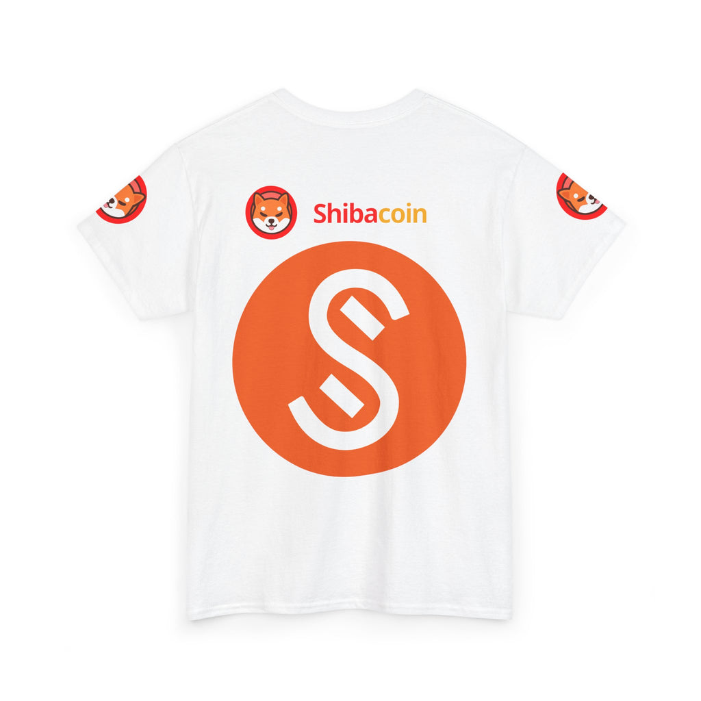Official SHIC Unisex Heavy Cotton Tee | Crypto Fan Shirt, Doge Coin Tee, Casual Wear, Gift for Crypto Enthusiasts, Unique T-Shirt