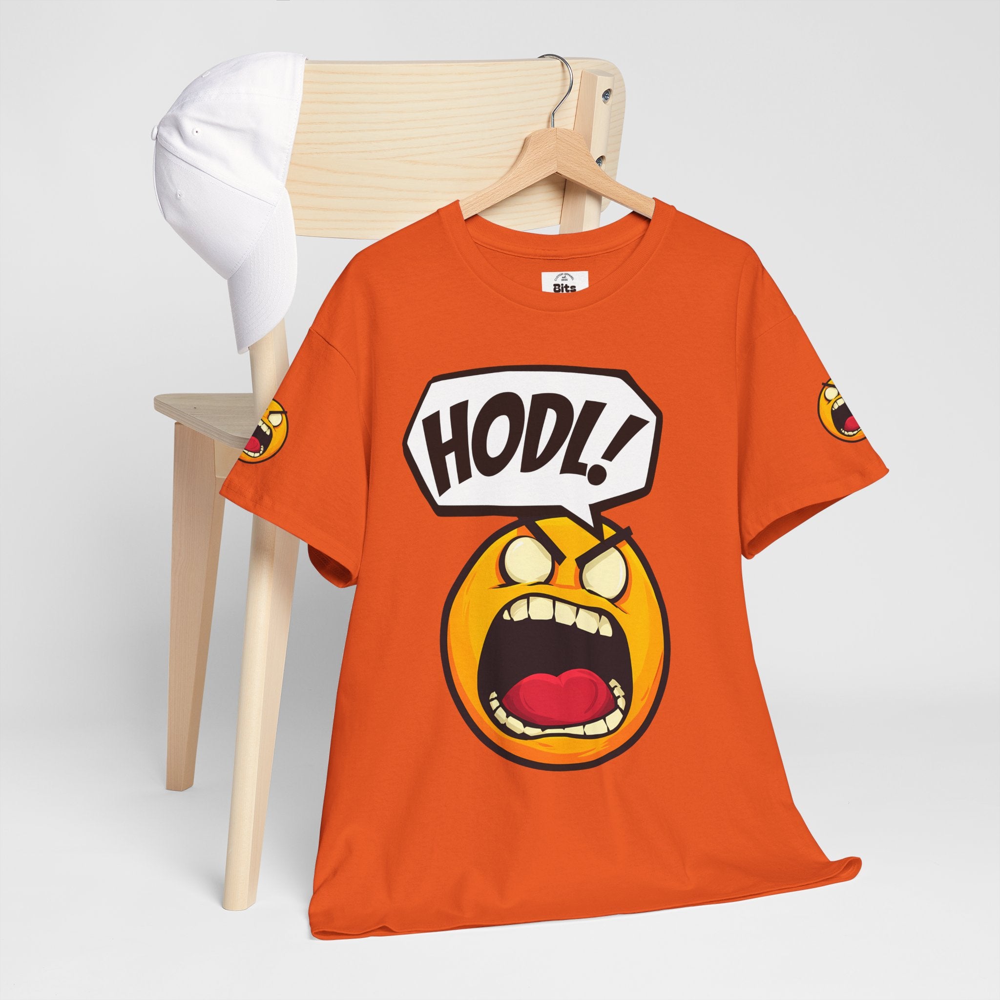 Bits Please HODL Collection, Heavy Cotton Tee, Unisex