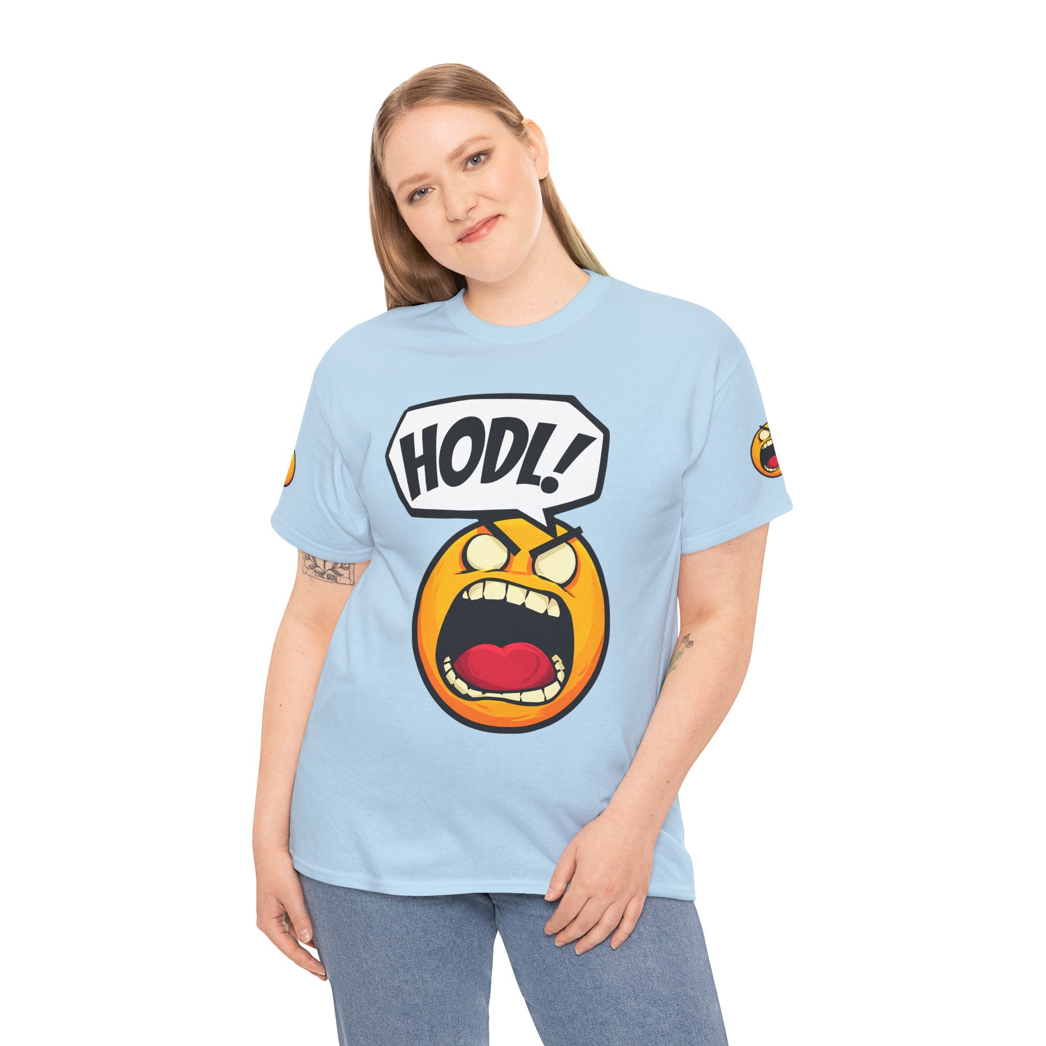 Bits Please HODL Collection, Heavy Cotton Tee, Unisex